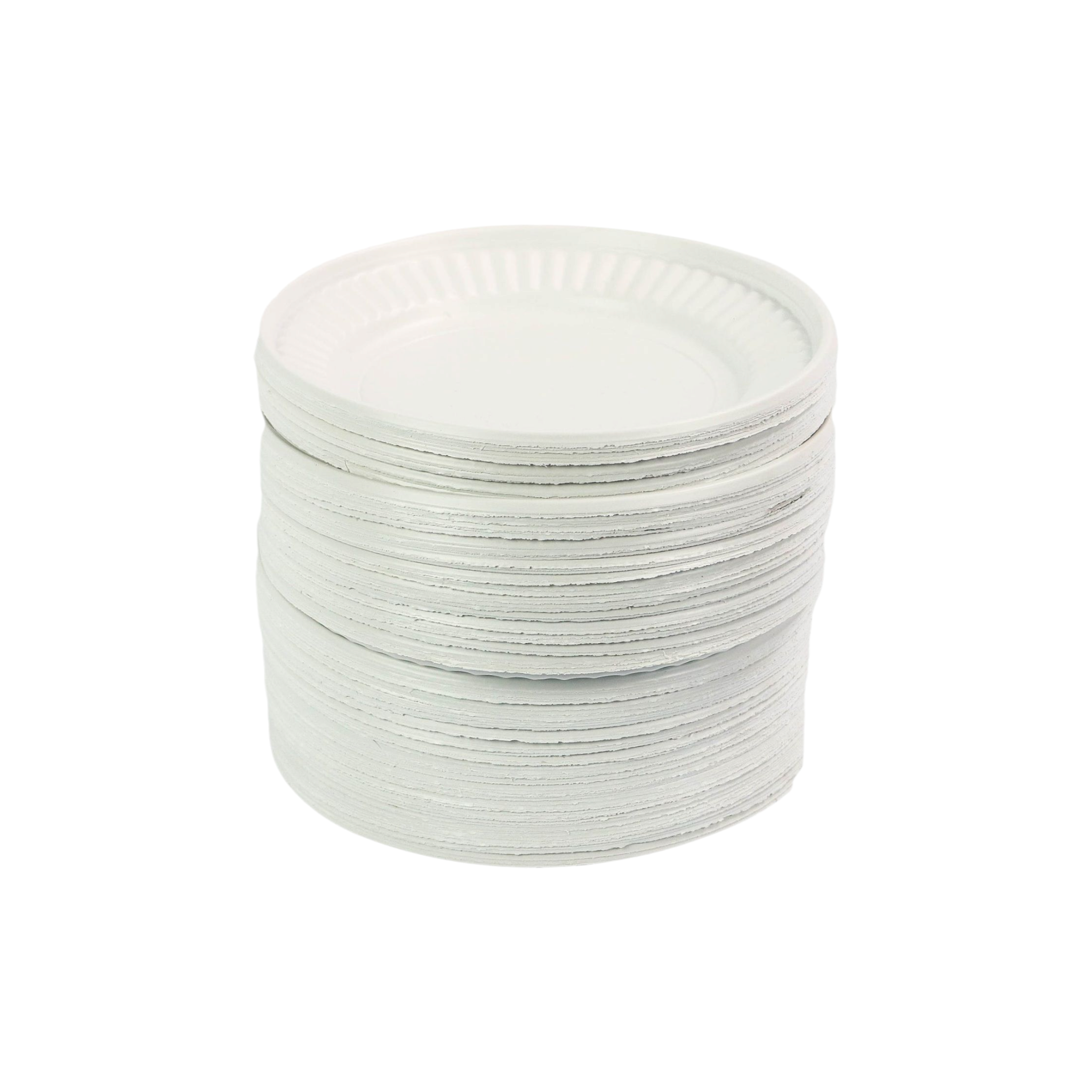 Disposable Sunshine Plastic Plates White 22cm 100pack