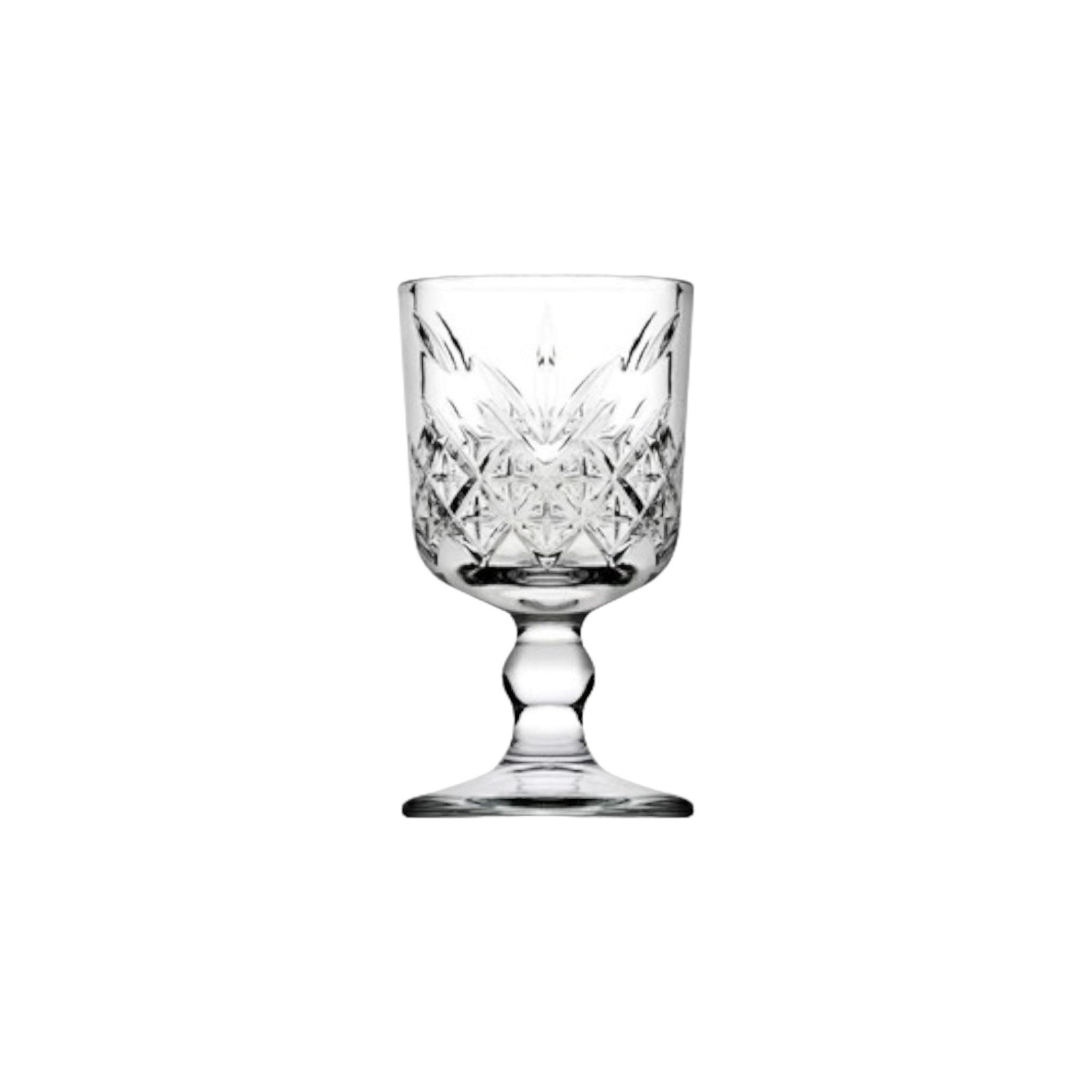 Pasabahce Timeless 60ml Turkish Tea Glass Cup Stemmed Tumbler 6pcs 23934