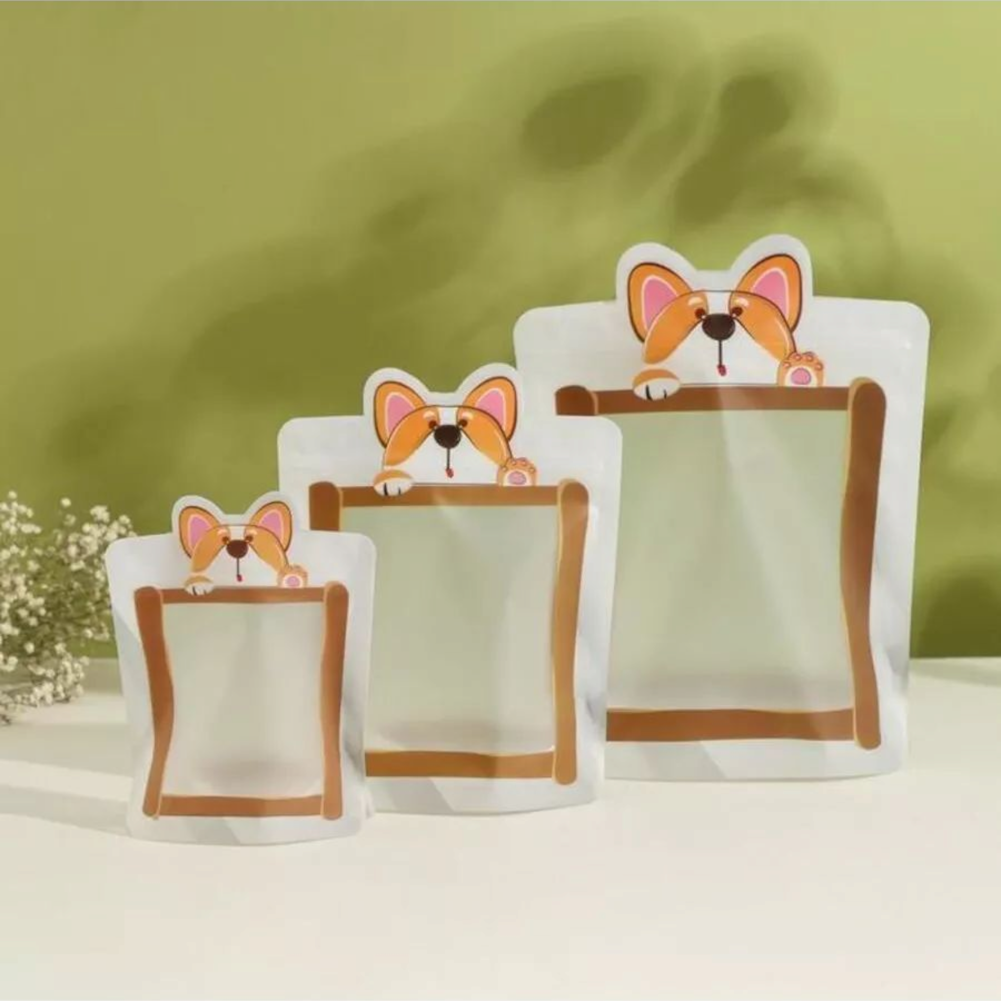 Food Saver Zip Lock Pouch Bag 18.6x13cm Stand-Up Mason Jar Shaped Resealable Storage Packaging 1pc