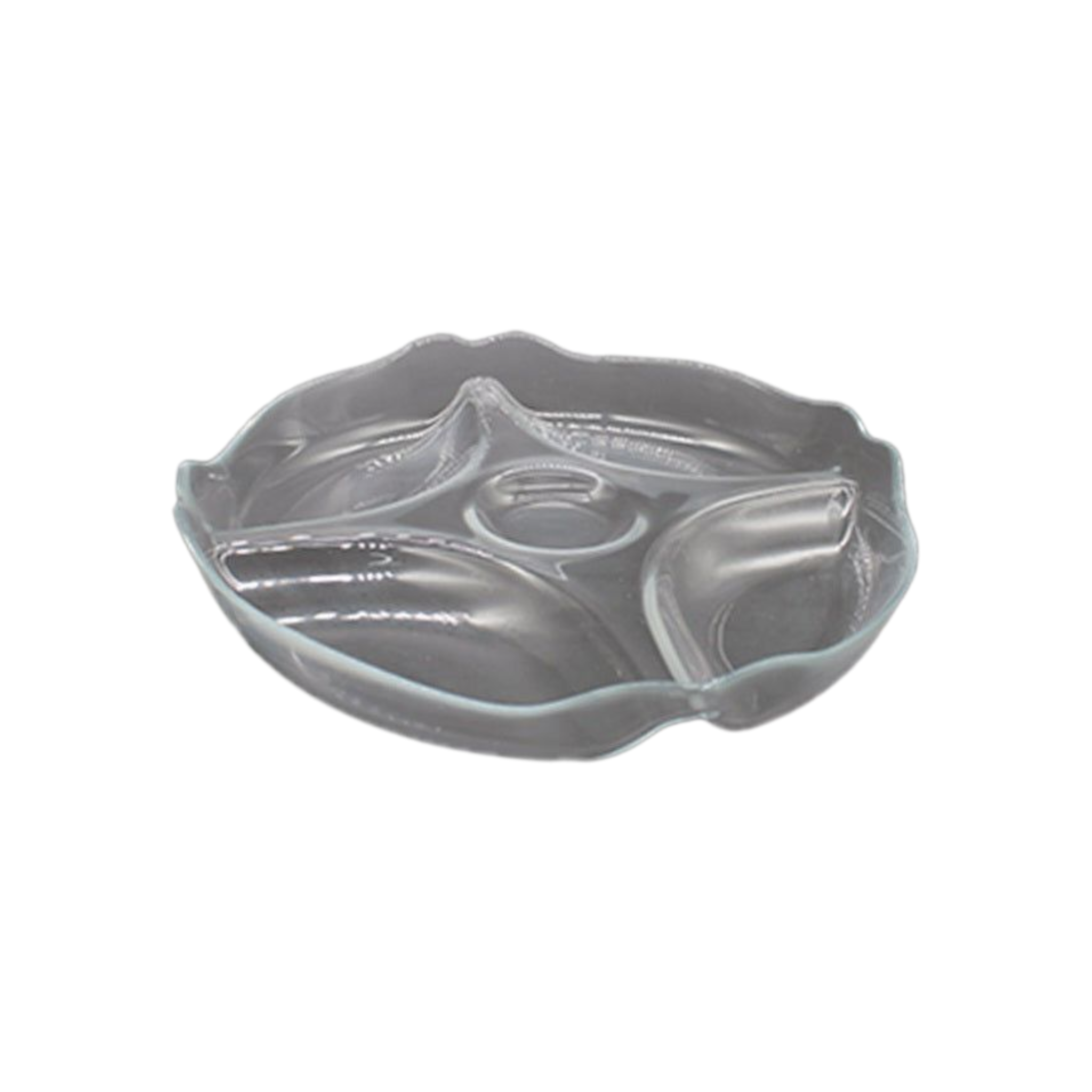 Pasabahce Patisserie Round Appetizer Serving Platter Divided 24cm 23880