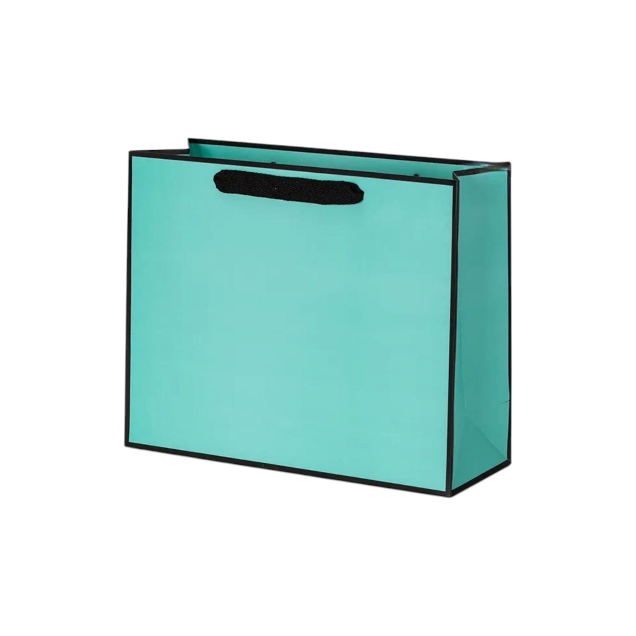 Gift Boutique Shopping Paper Bag With Black Border lines