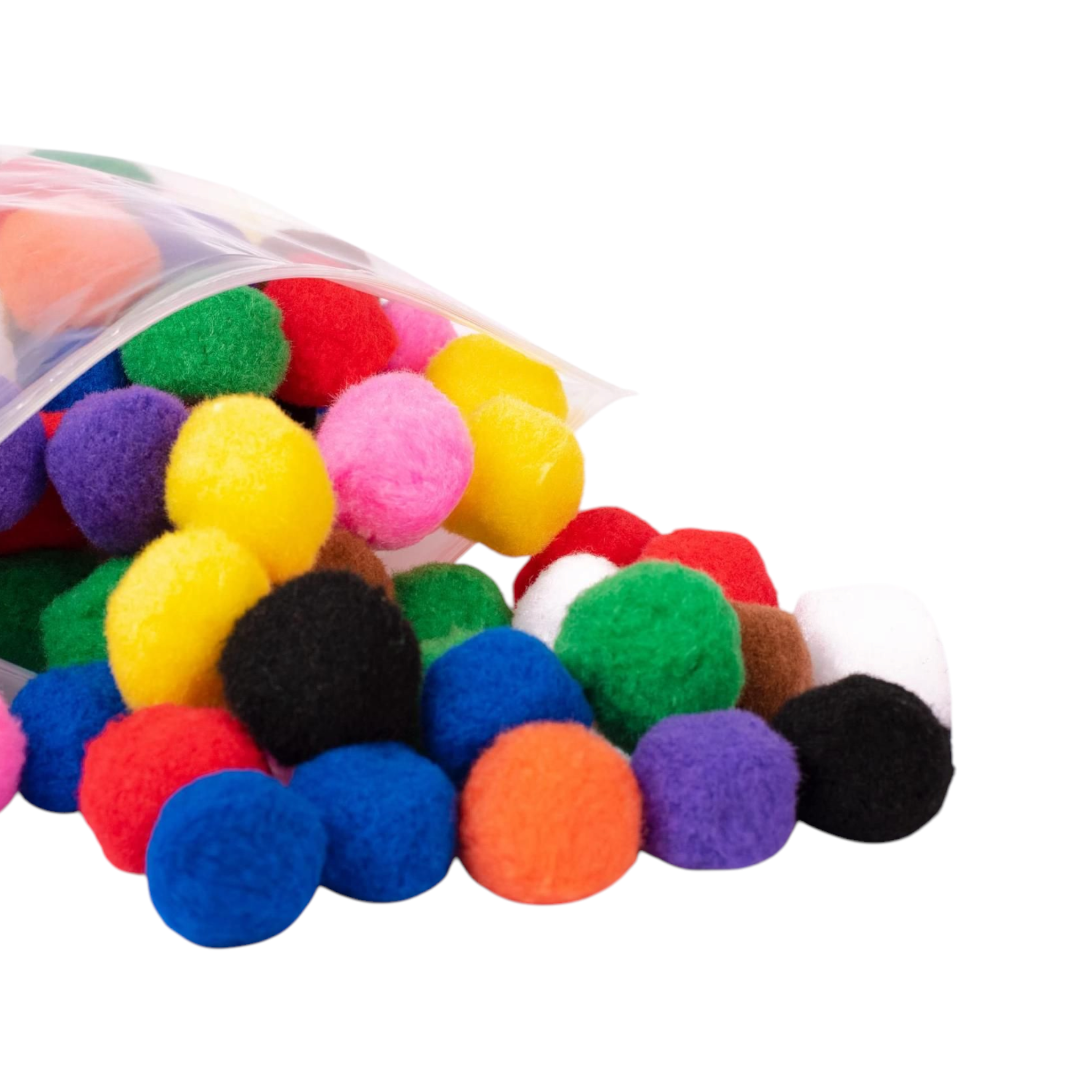 DIY Pom-Pom 1.5cm Solid Color 60pack