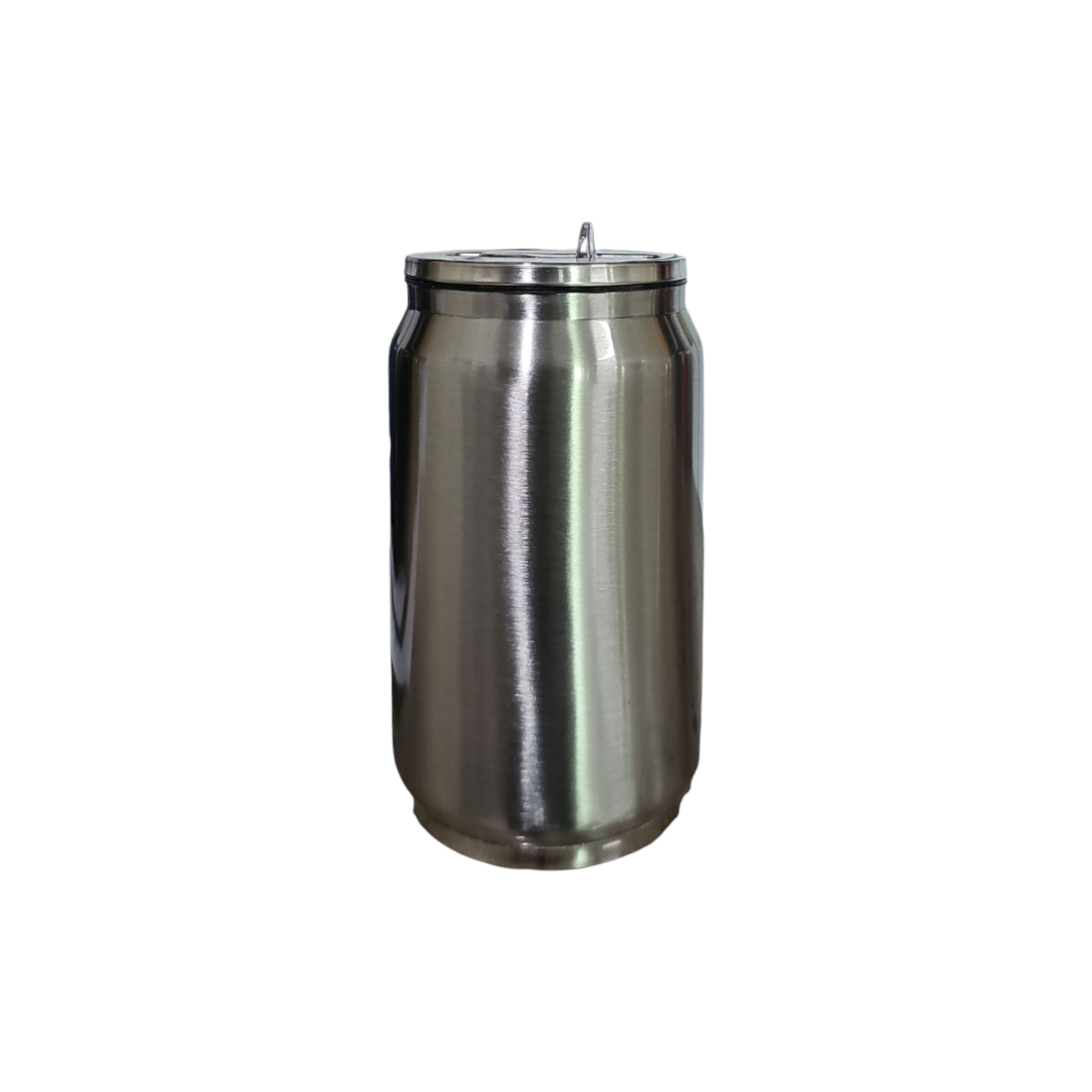Can Shaped 350ml Thermos Drinking Bottle Flask Stainless Steel Vacuum Cup 14.5x6.4cm