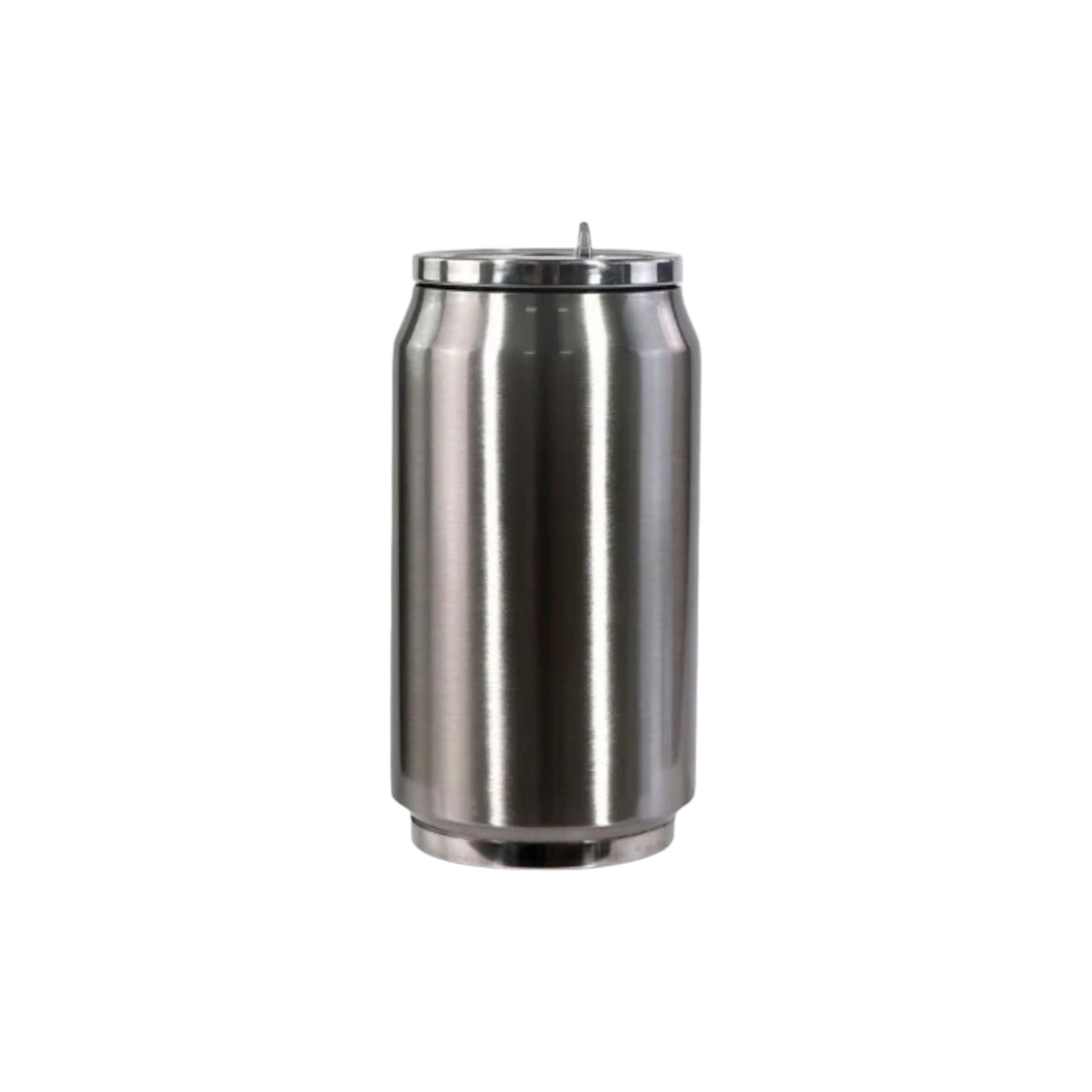 Can Shaped 350ml Thermos Drinking Bottle Flask Stainless Steel Vacuum Cup 14.5x6.4cm
