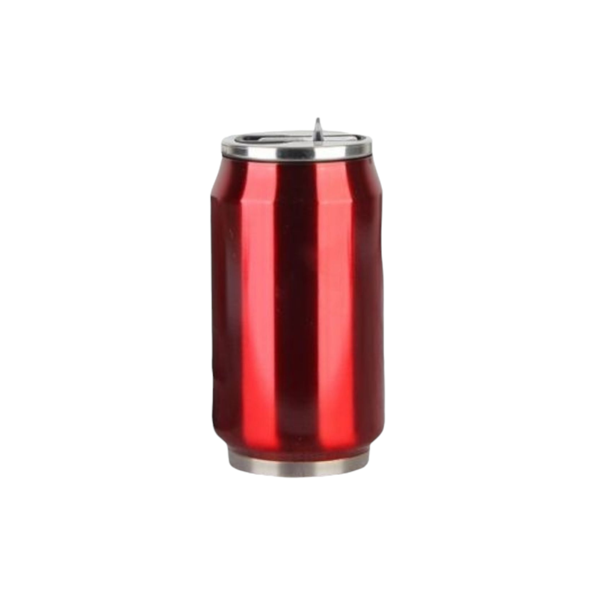 Can Shaped 350ml Thermos Drinking Bottle Flask Stainless Steel Vacuum Cup 14.5x6.4cm