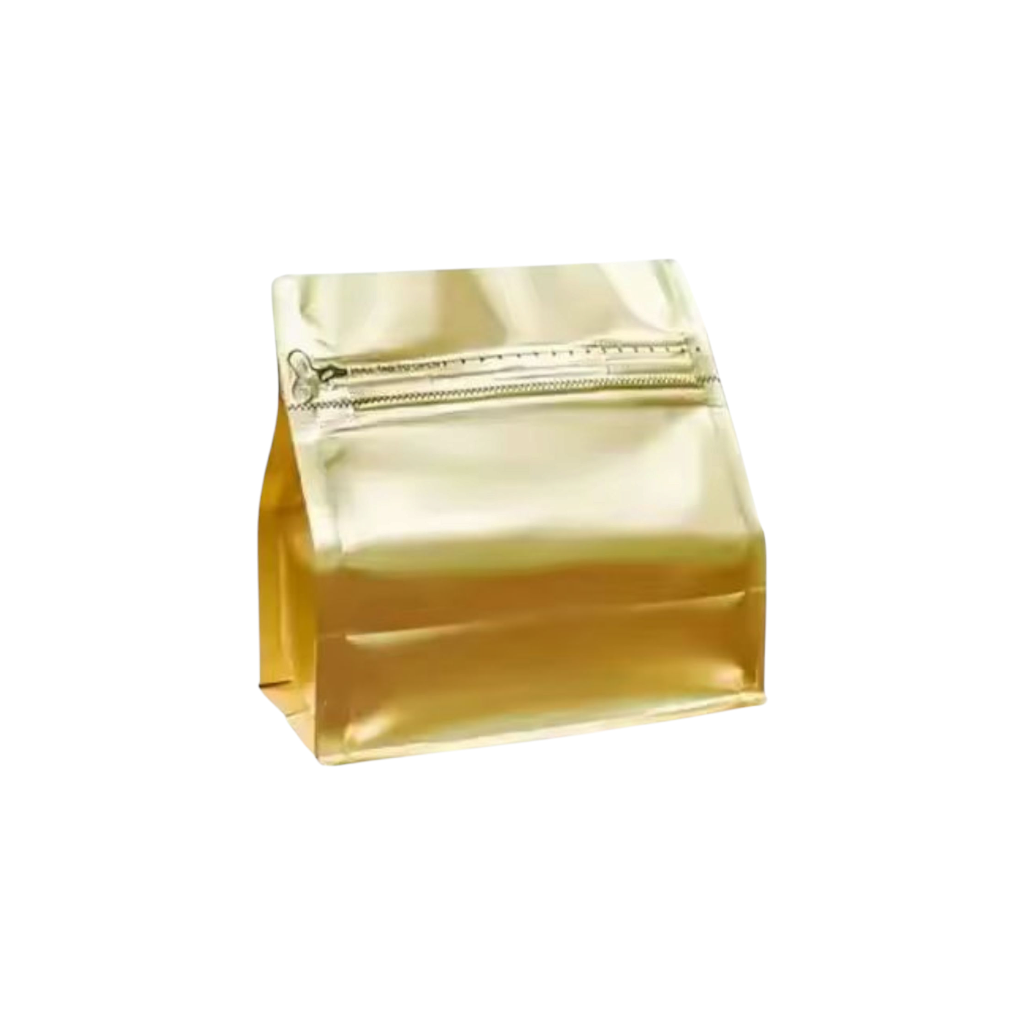 Aluminium Metalized Stand-up Coffee Bean Pouch Bag Bottom Gusset Landscape - Vacuum Seal Pull-tab with Air Valve Resealable 10Pack