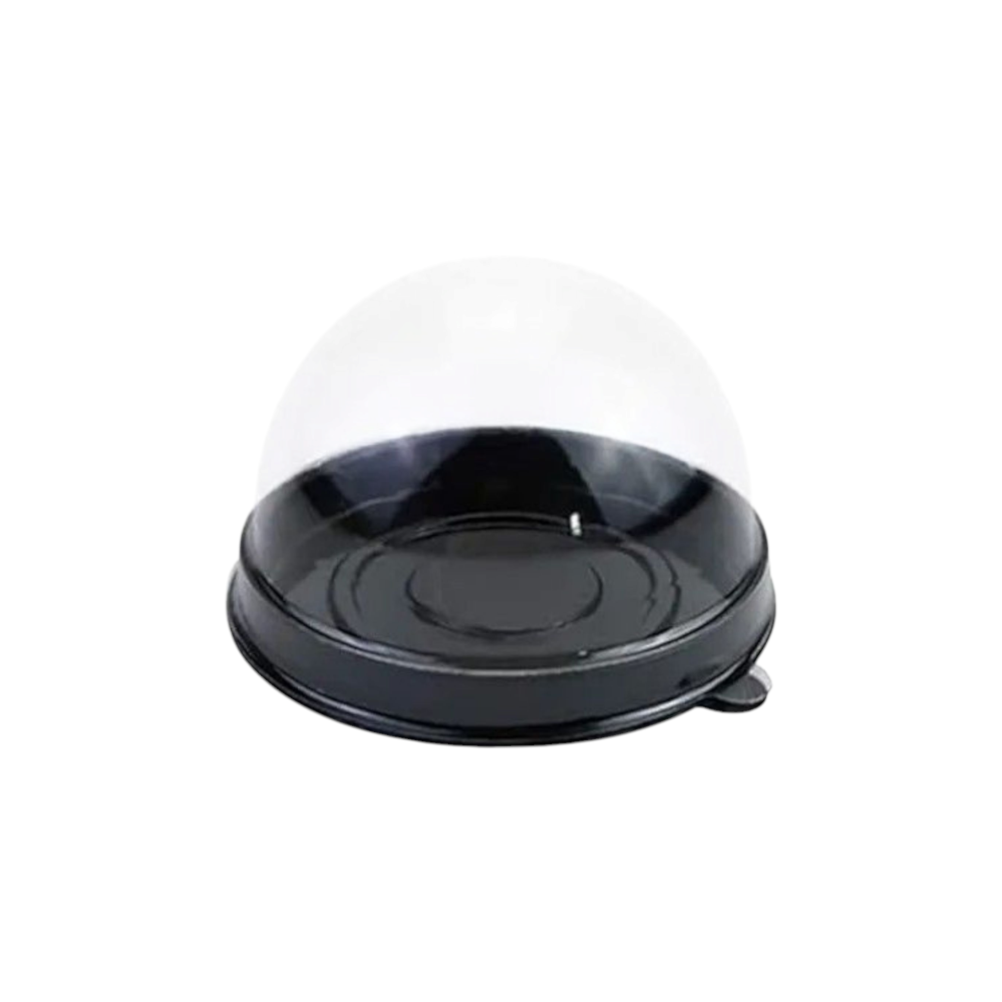 Disposable Mini Dessert Cupcake Dome Round with Base 7cm 10pack