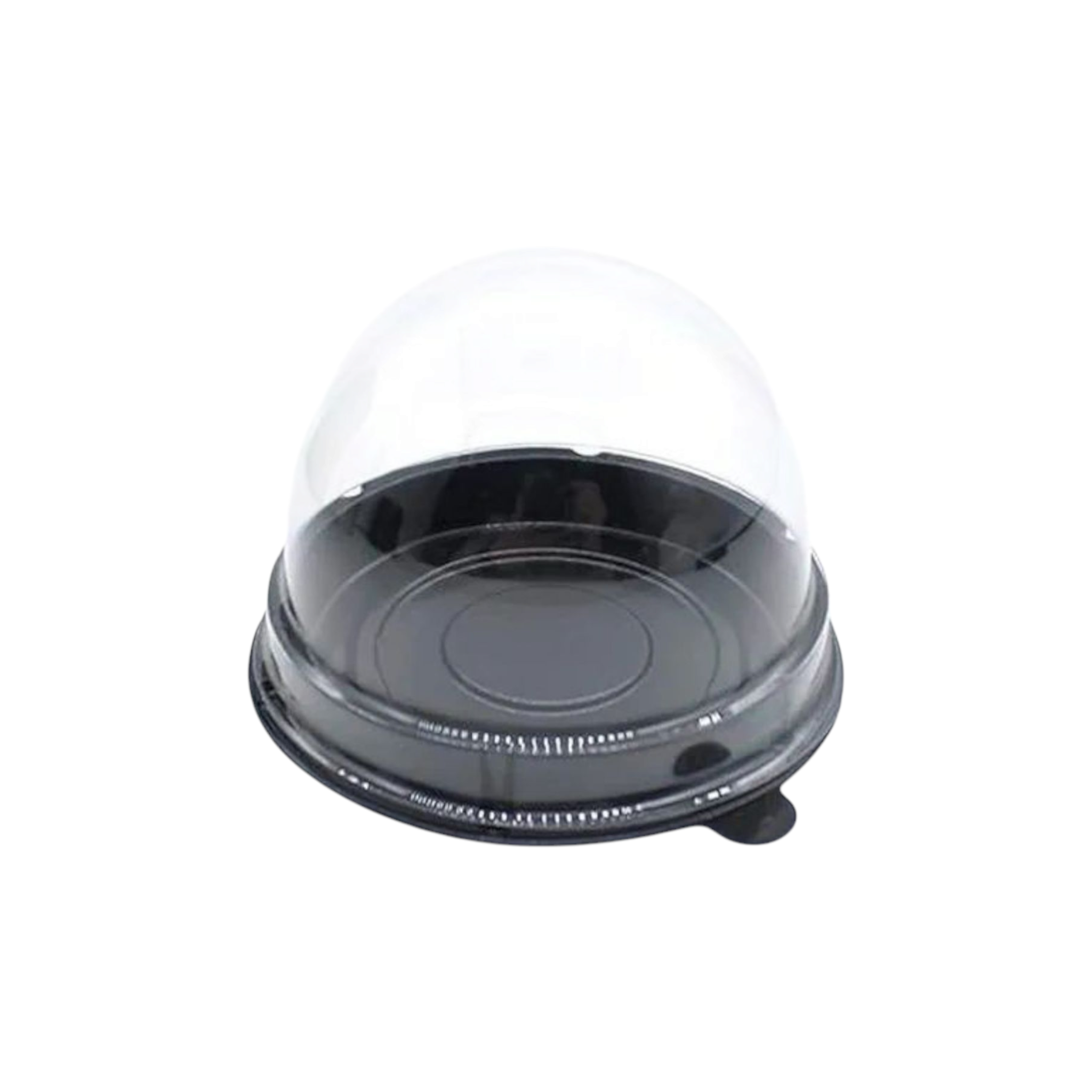 Disposable Mini Dessert Cupcake Dome Round with Base 7cm 10pack