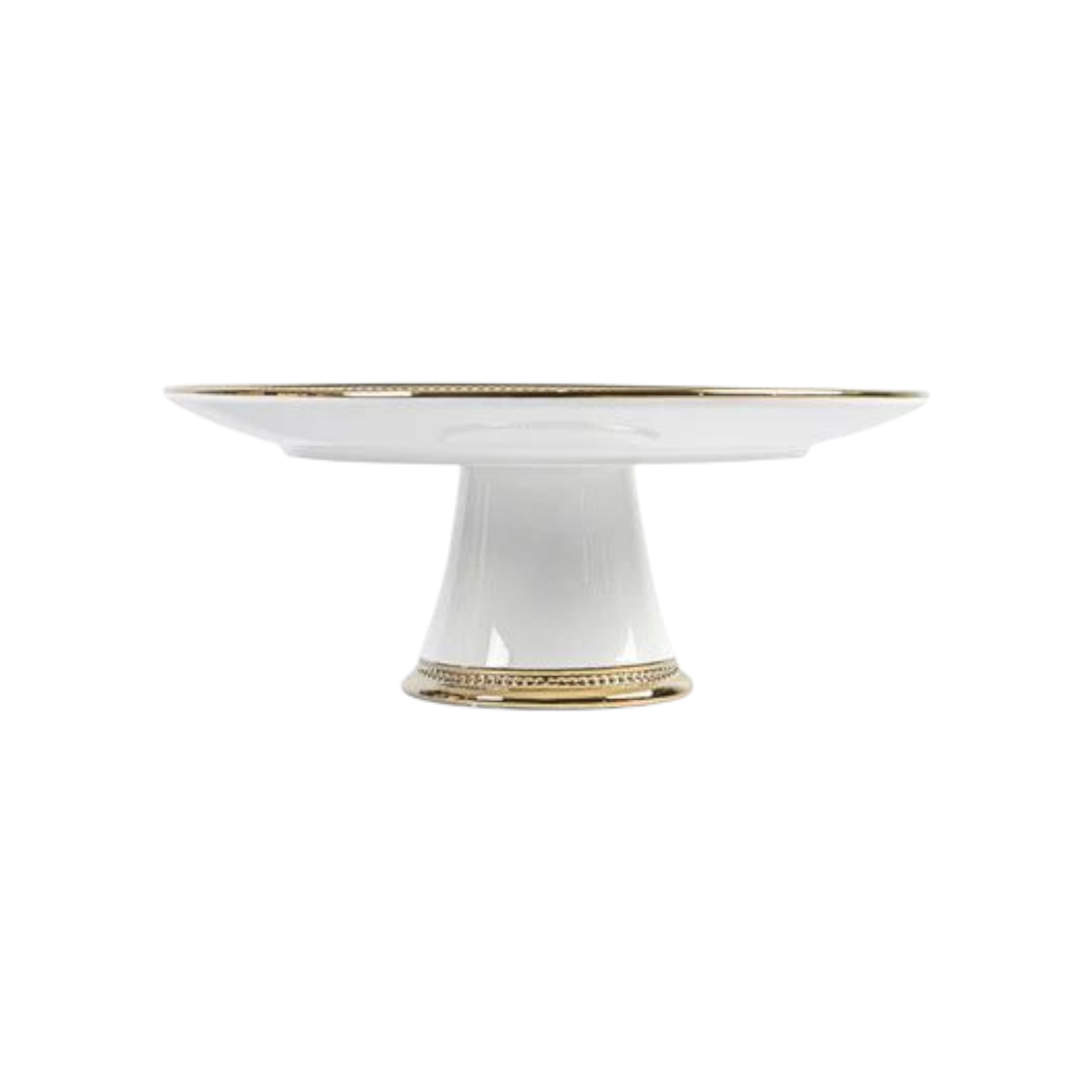 Cake Stand Round 11.8 Inch Gold Lining