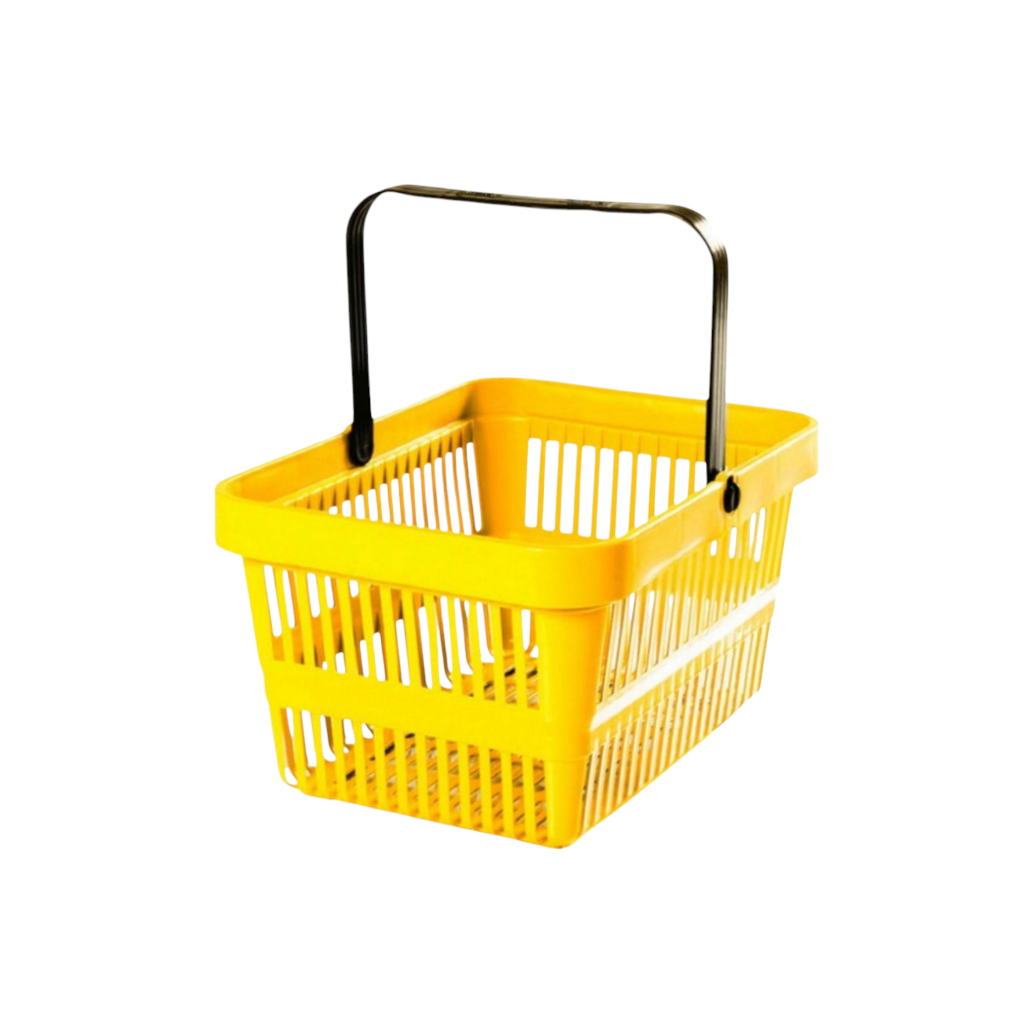 Shopping Basket Plastic Jumbo with Handle