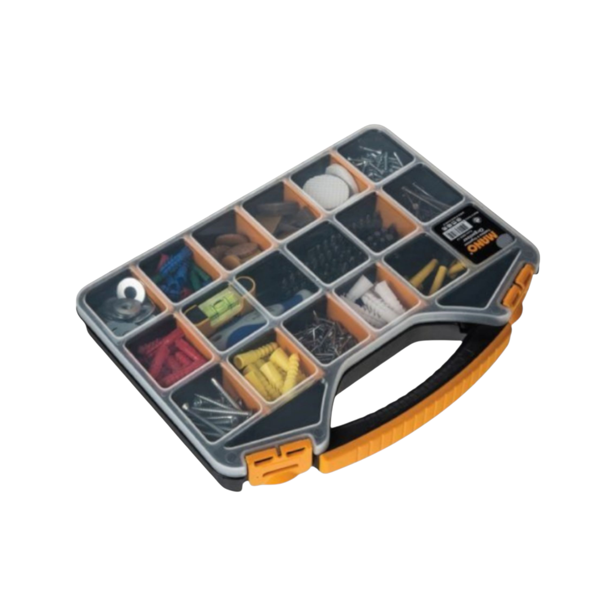 Mano Multi Utility Tackle Compartment Box 18-Partition 18inch 41x30x6cm ORG-18