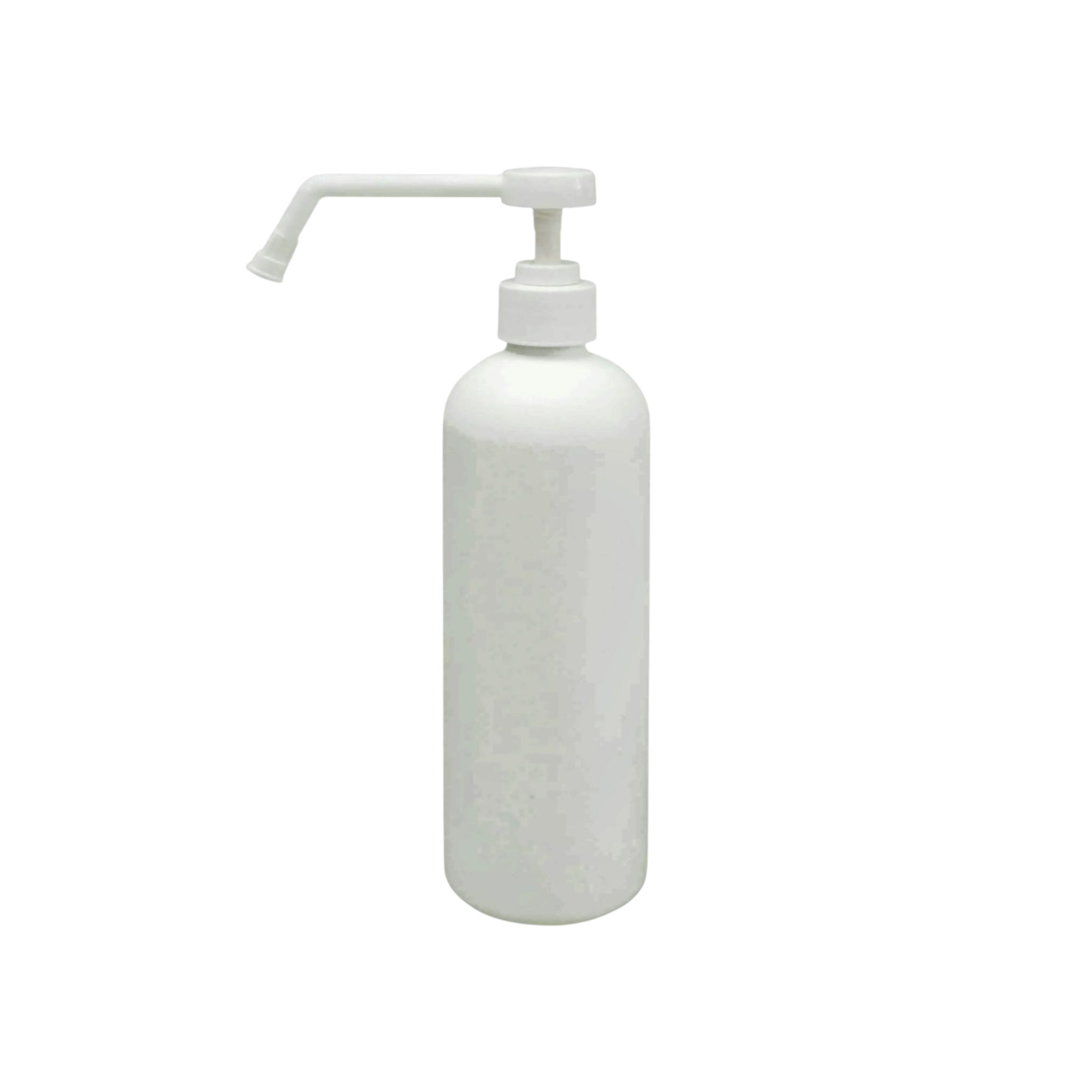 500ml HDPE Boston Bottle with Long Nose Pump Lid