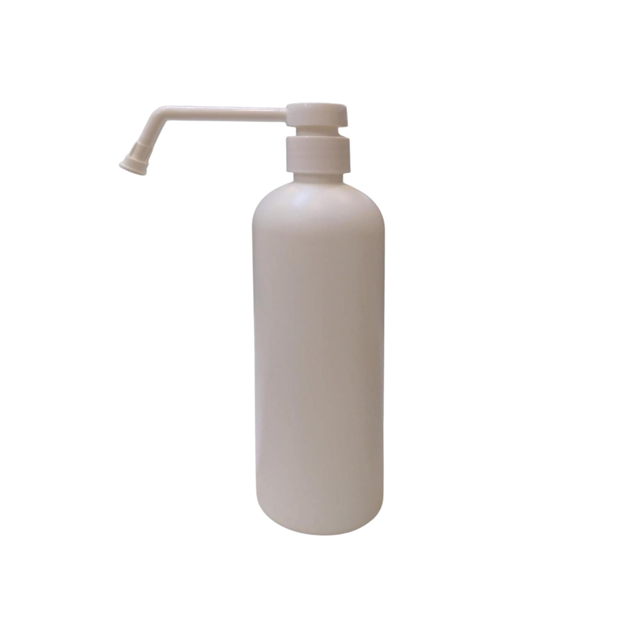 500ml HDPE Boston Bottle with Long Nose Pump Lid