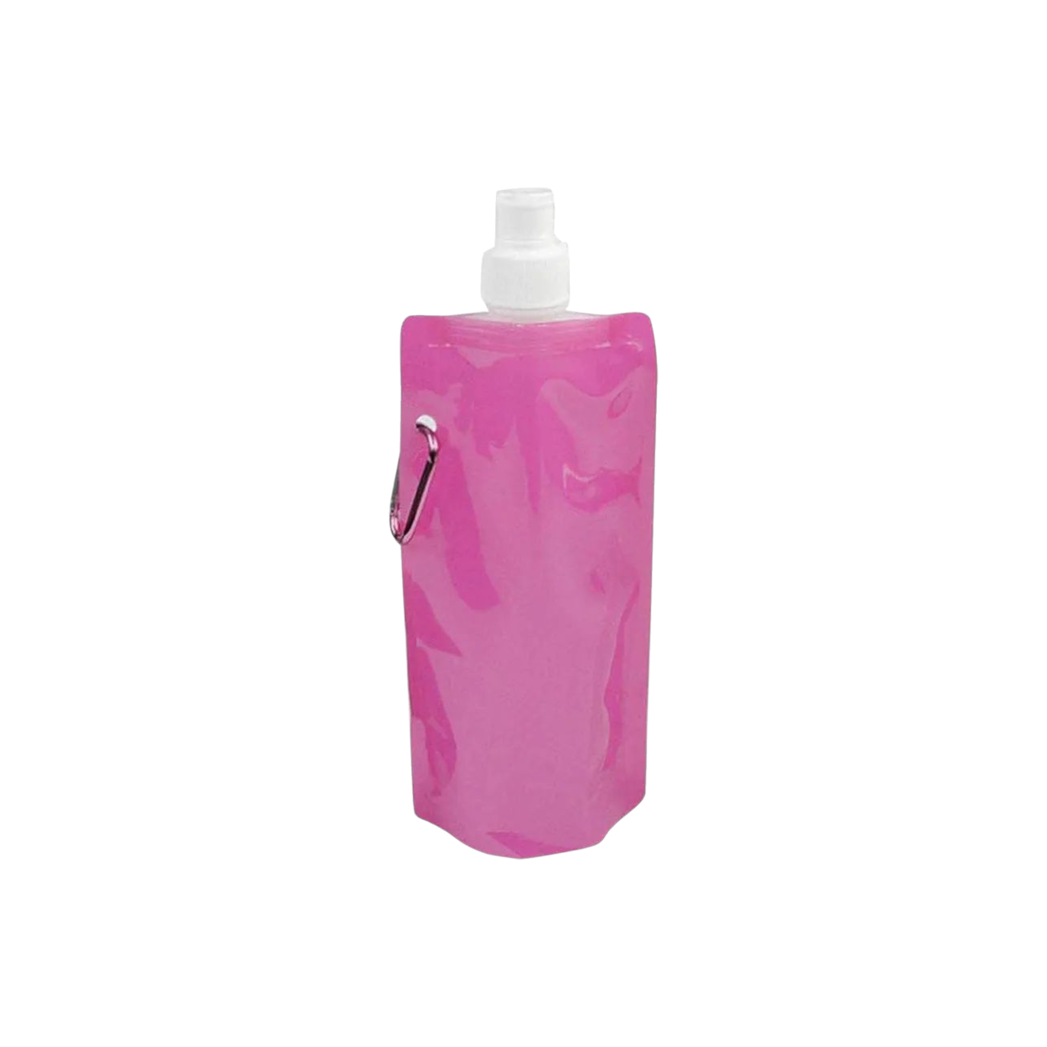 500ml Travel Drinking Pouch Bag Foldable with Pushup Spout & Hanging Clip