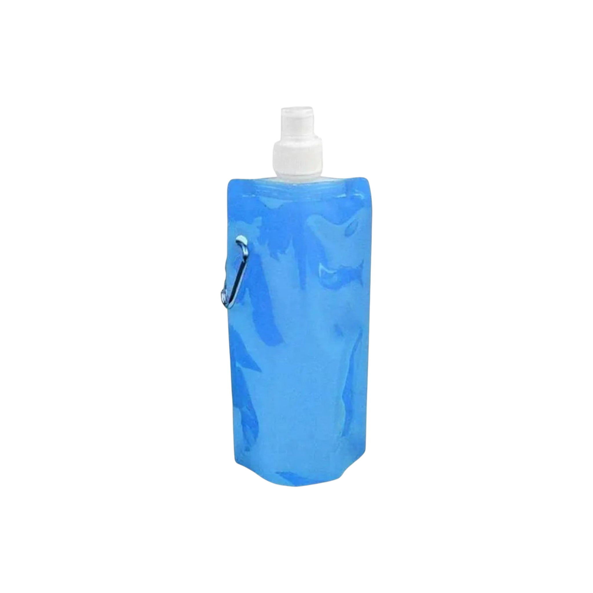 500ml Travel Drinking Pouch Bag Foldable with Pushup Spout & Hanging Clip