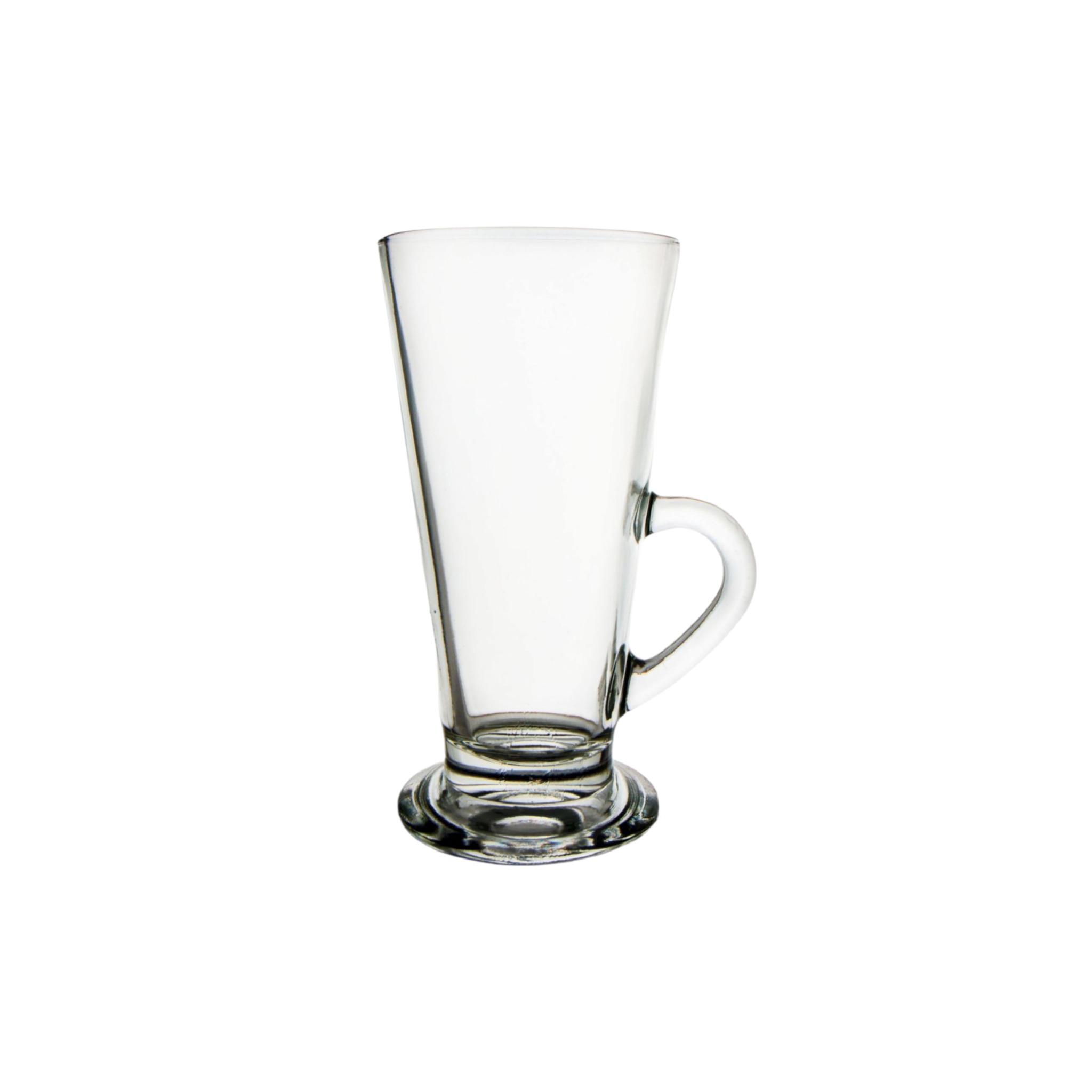 Glass Café Latte Coffee Mug 280ml 3pack
