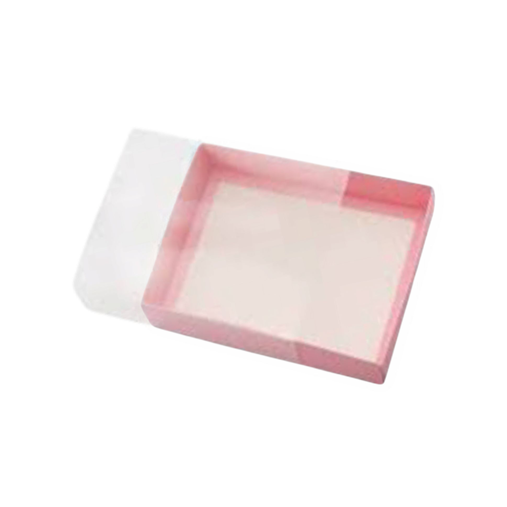 Gift Biscuit Paper Box with PVC Slide Cover Lid 30x20x5cm