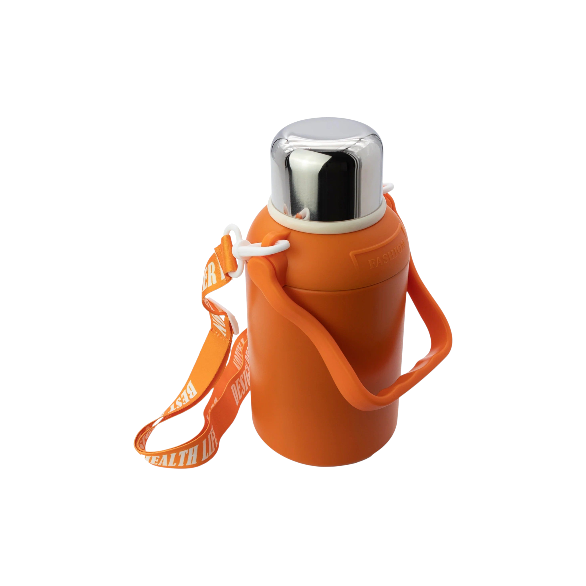 Regent Orange Sports Vacuum Flask Stainless Steel 1.3L