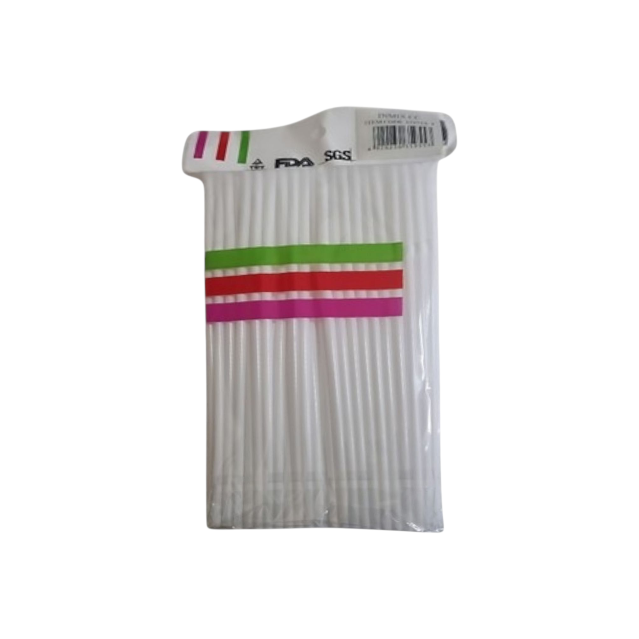 Flexible Bendy Straws Plastic 5mm 100pack