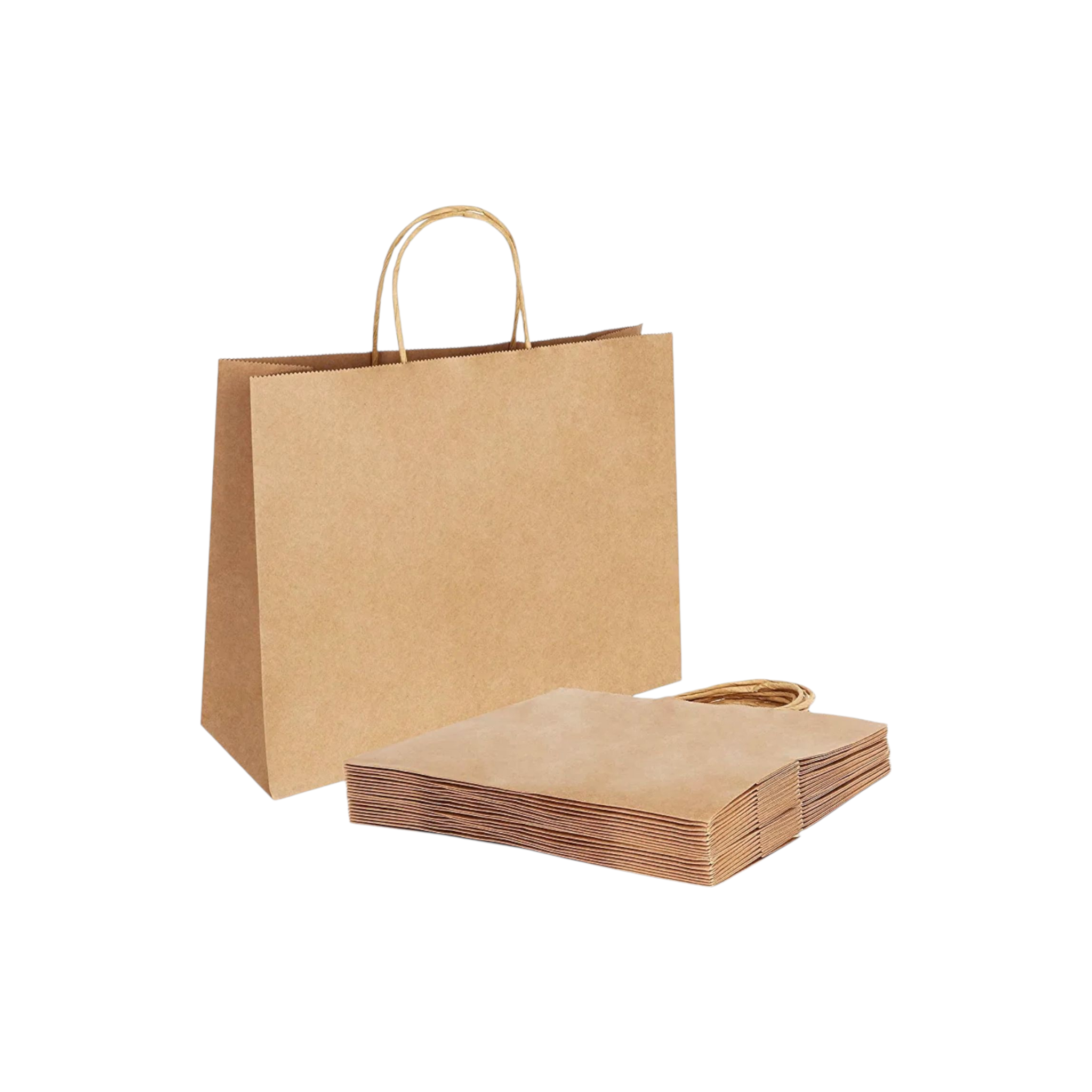 Kraft Paper Gift Shopper Bag 130gsm Landscape