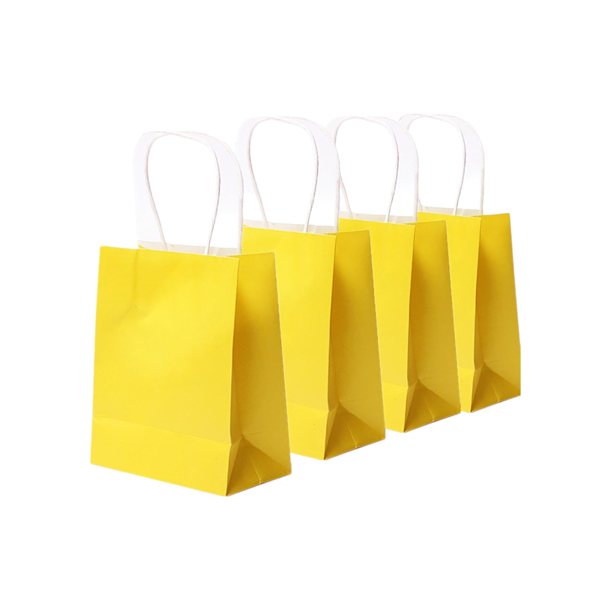 Kraft Paper Gift Shopper Bags 15x21x8cm 120gsm with Paper Twist Handle