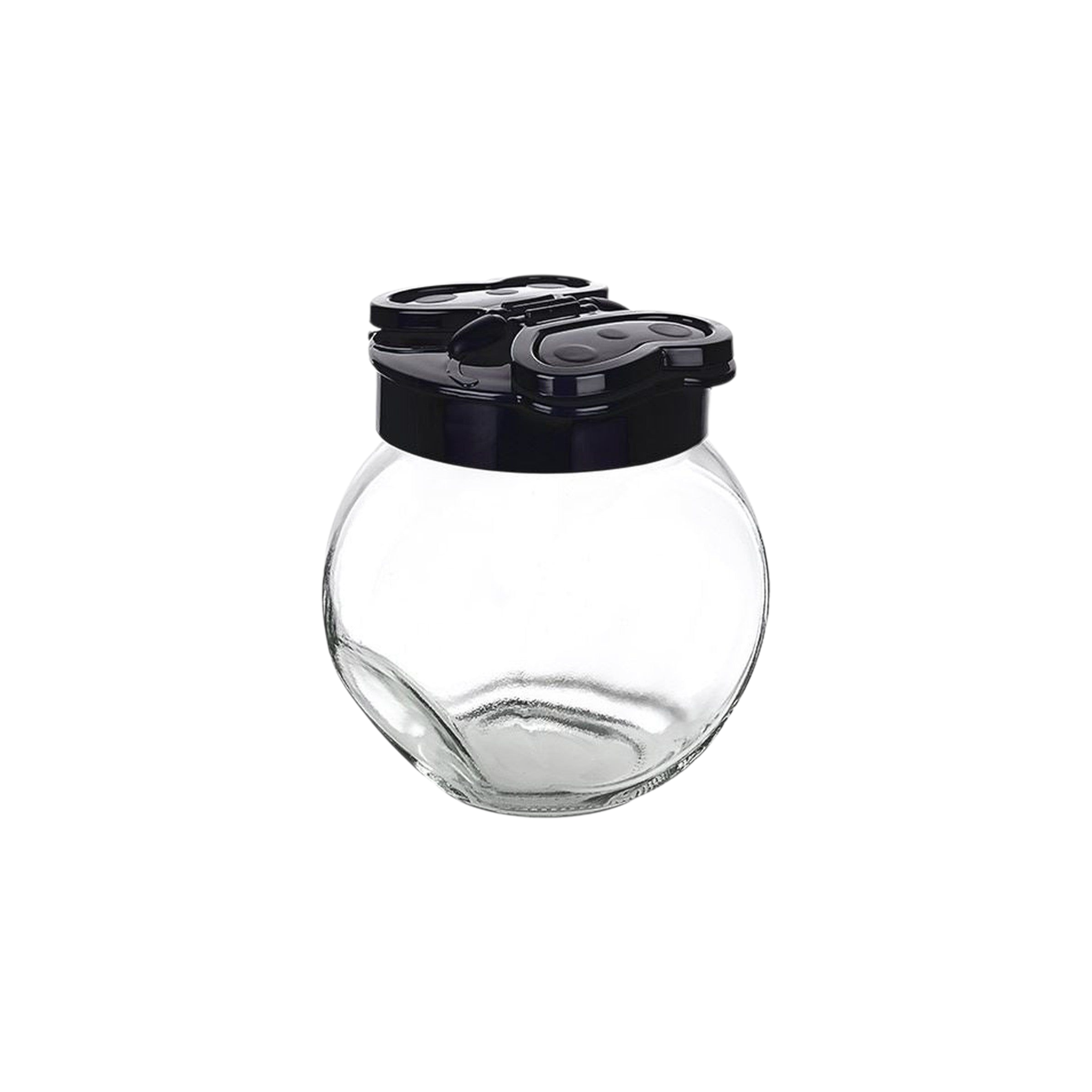 Titiz Storage Jar 750ml Round with Butterfly Flap Lid KC222