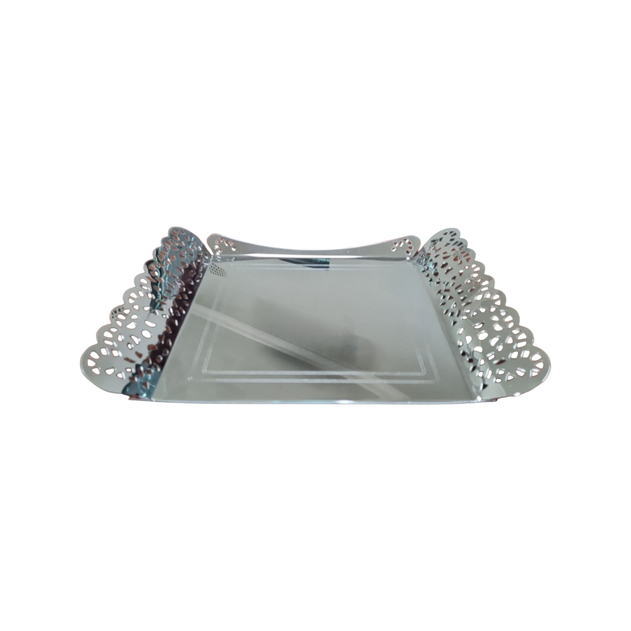 Serving Tray Silver 30x48cm Stainless Steel 3504