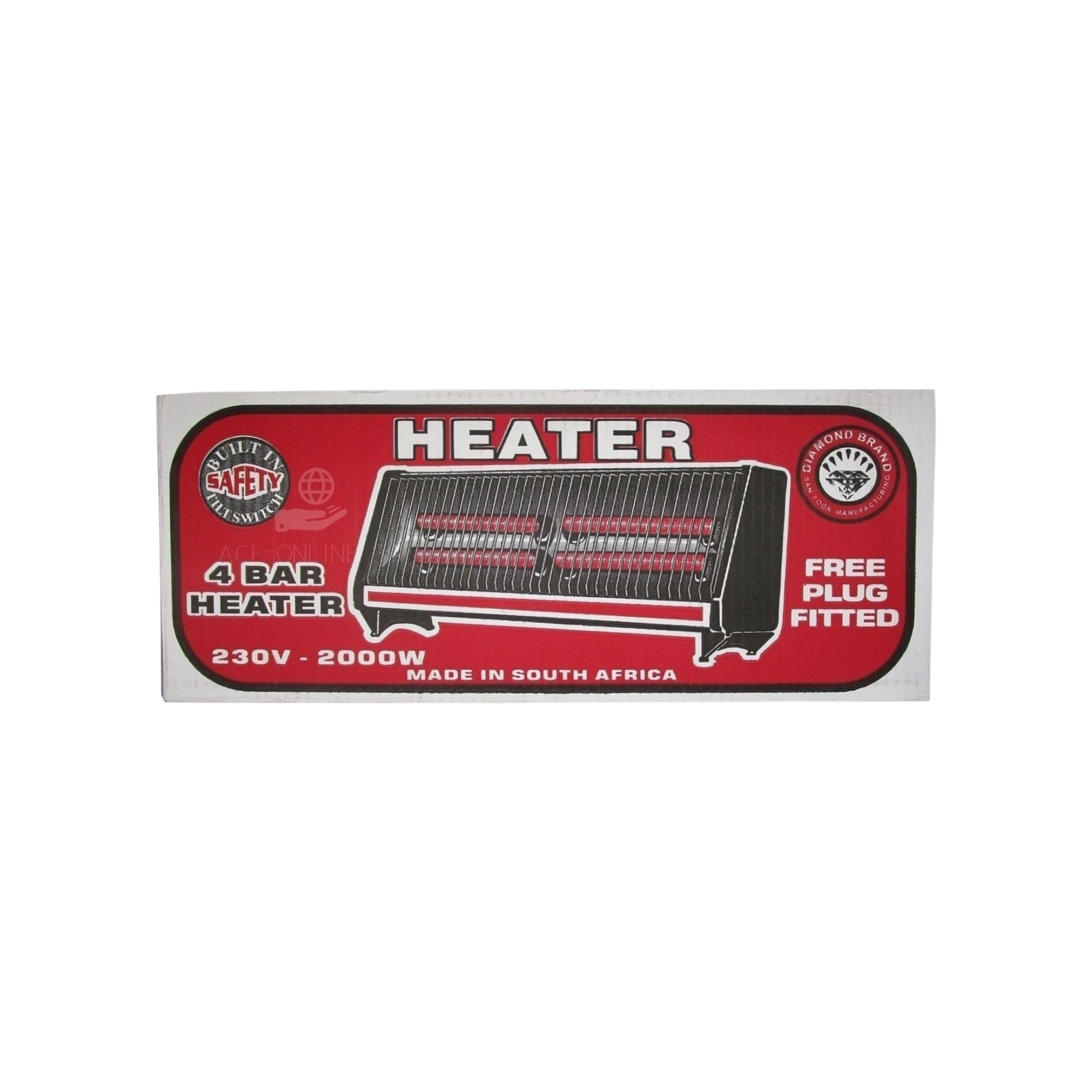 Diamond 4-Bar Heater 2000W