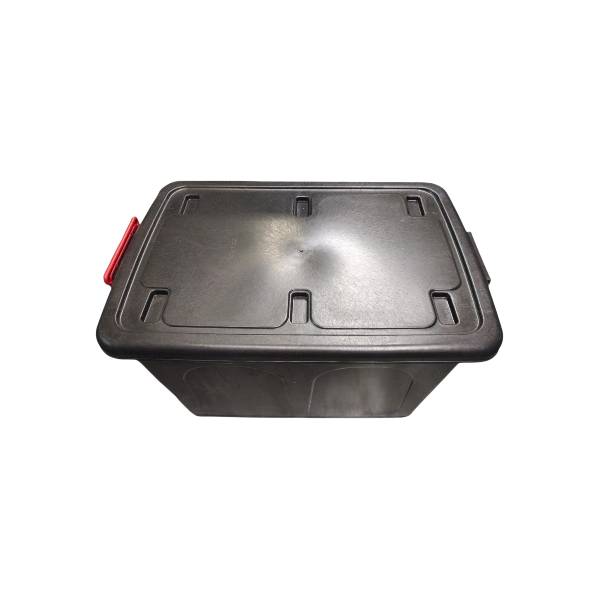 85L Storage Utility Container Box Black with Wheels