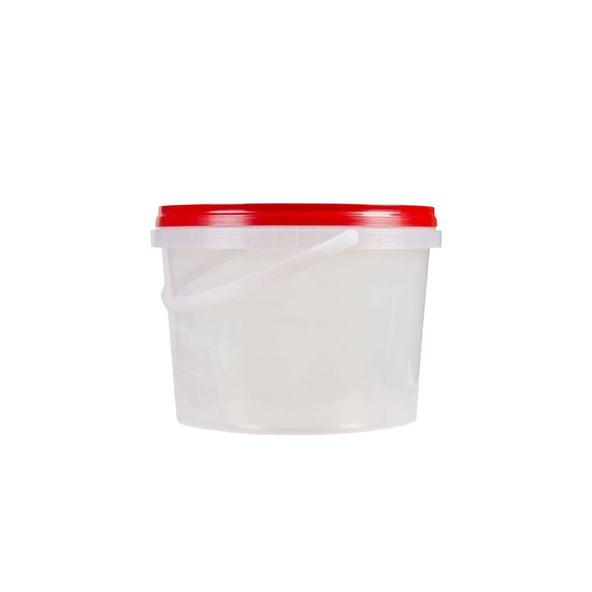 4L Bucket Tamper Proof with Lid - Atchar Container Transparent