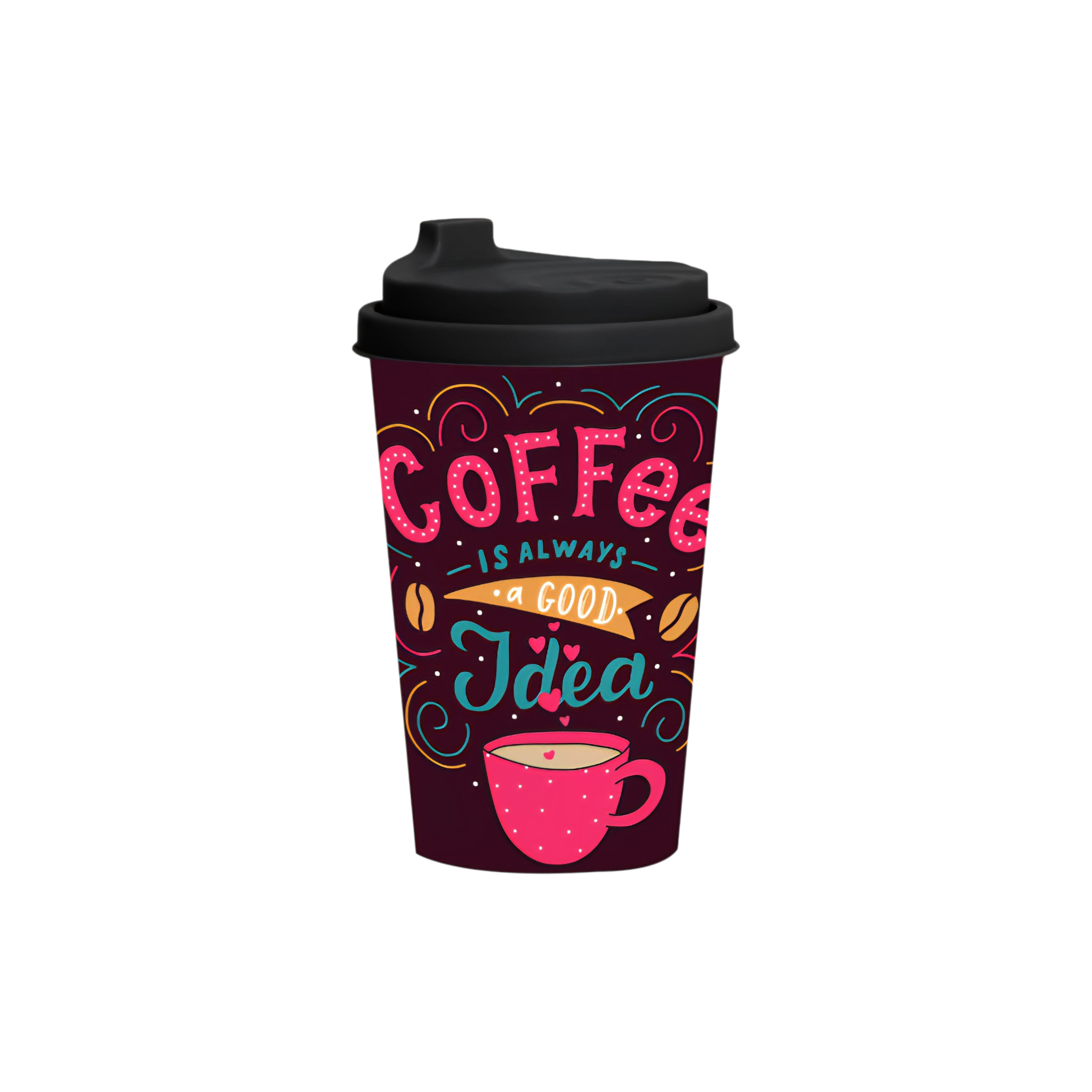 Reusable Takeaway Coffee Cup 340ml Idea Design