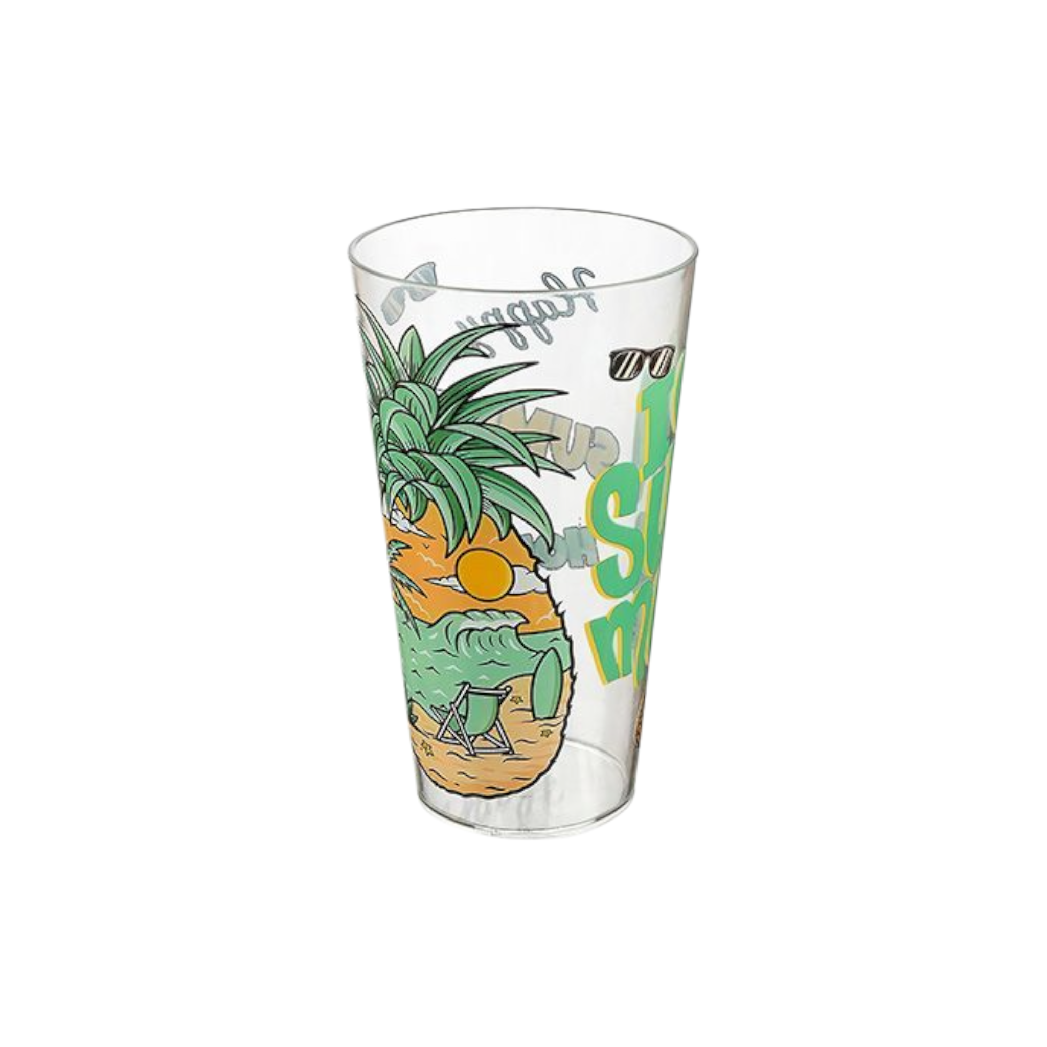 Tuffex Plastic Fresh Cup 600ml Drinking Tumbler Patterned