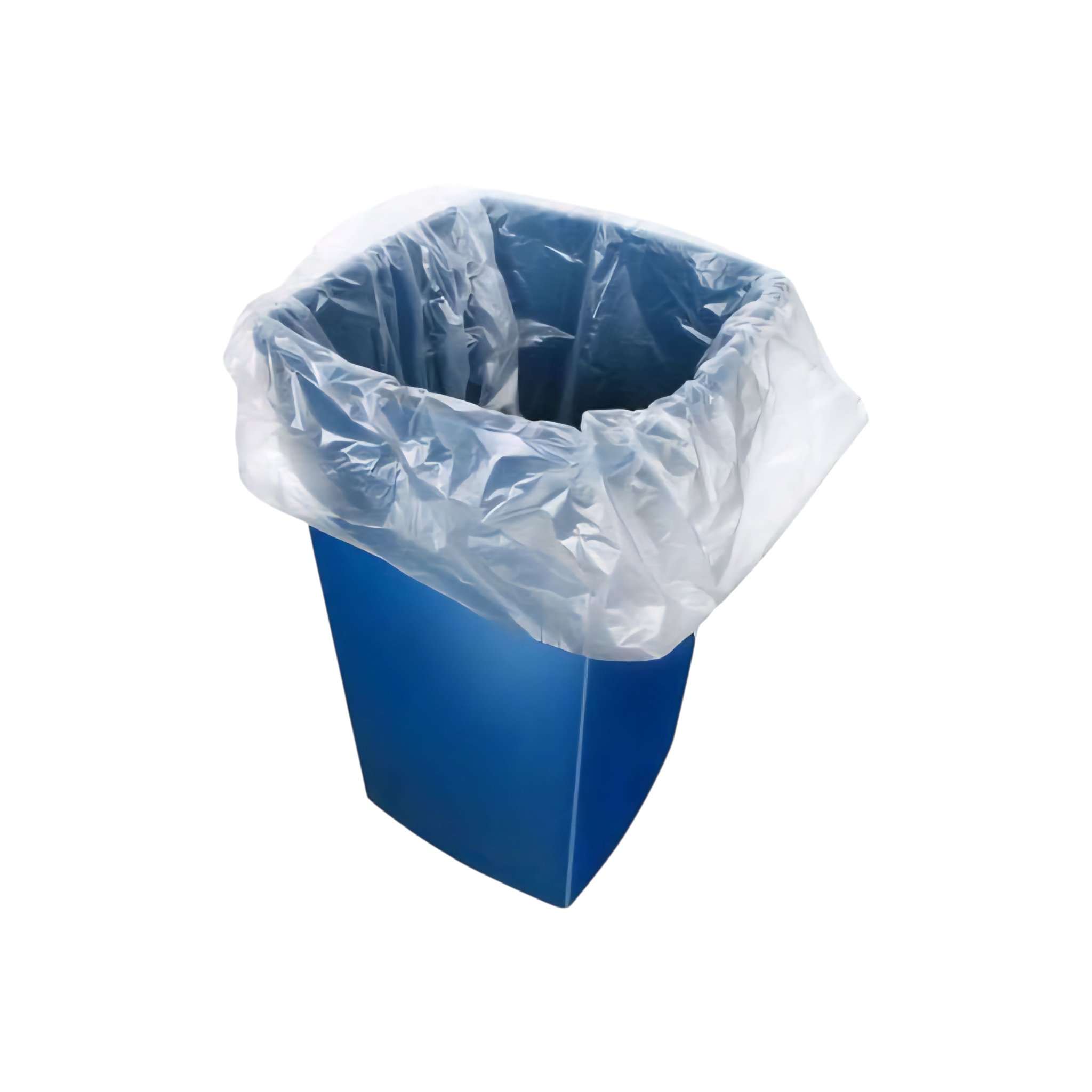 Refuse Bags Clear LDPE 95x105cm 50microns 20pack