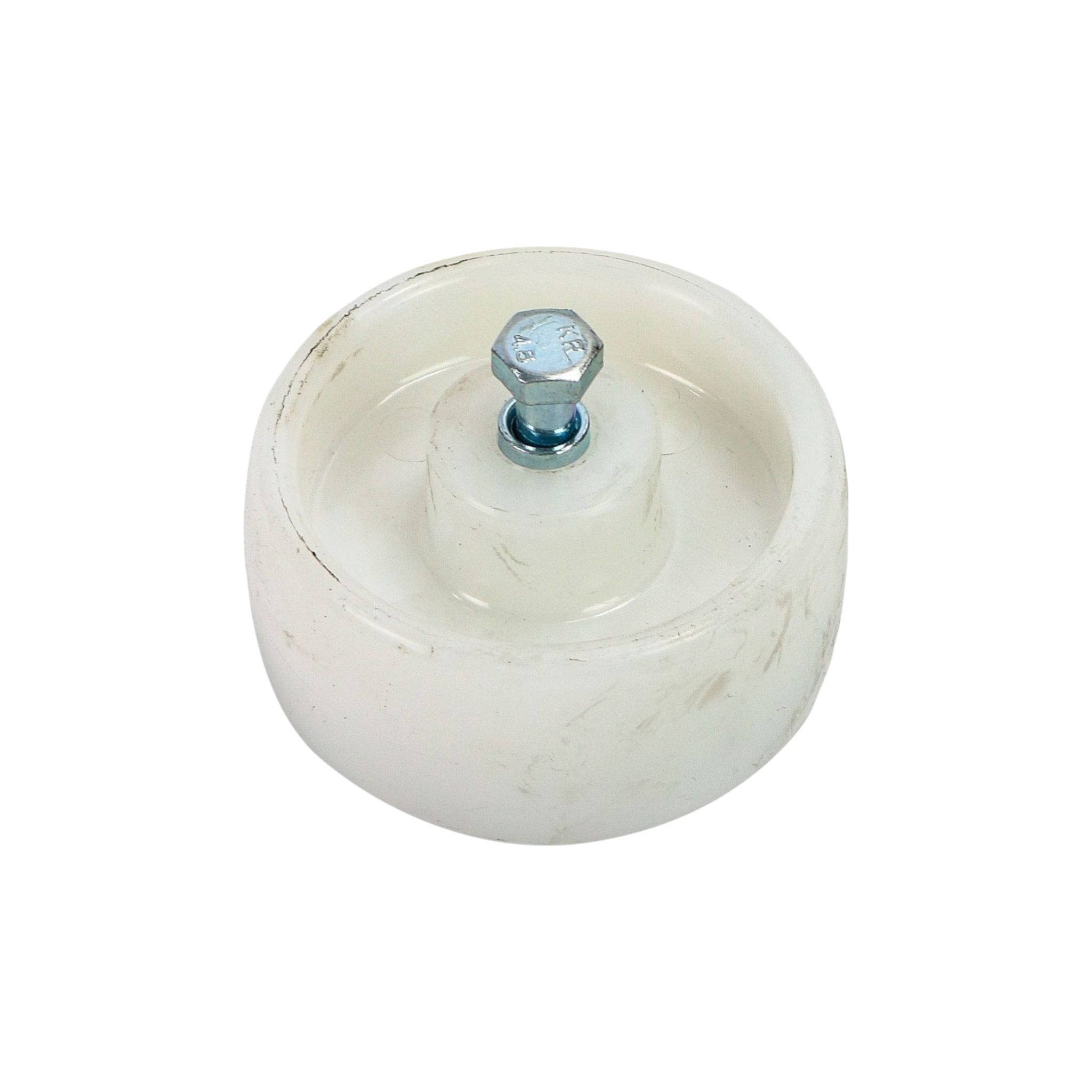 Castor Wheel White Nylon 80mm Wheel with BNTW