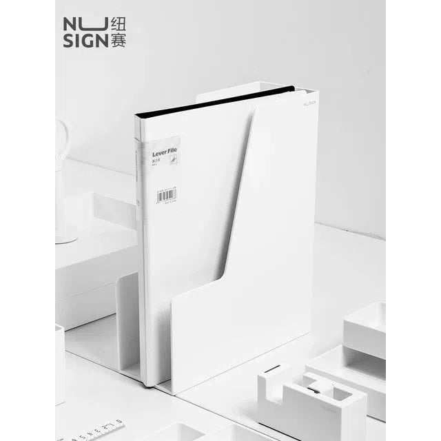 Deli Nusign Magazine Holder 249x91x309mm White
