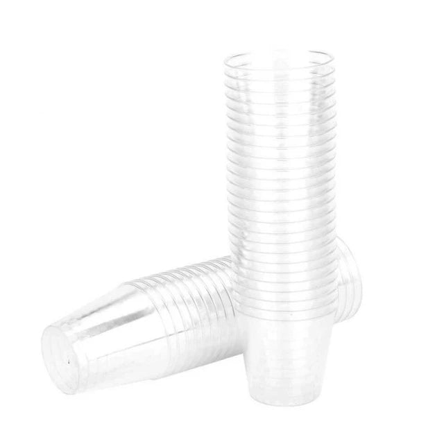 Plastic Shot Glass 30ml Tot Measure 24pc