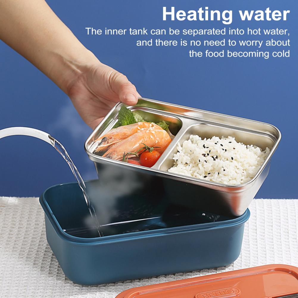 Wonferful Life Bento Thermal Lunch Box with Reusable Utensils Plastic 1.2L