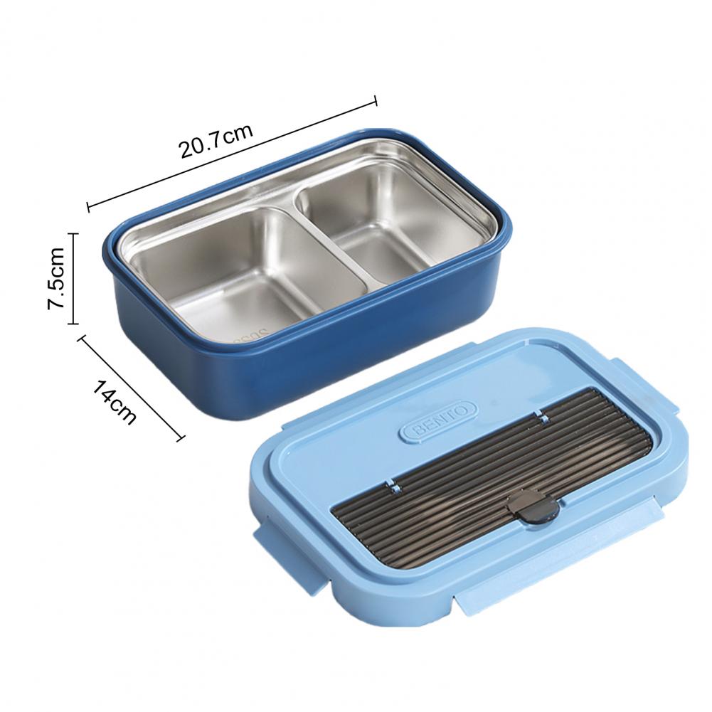 Wonferful Life Bento Thermal Lunch Box with Reusable Utensils Plastic 1.2L