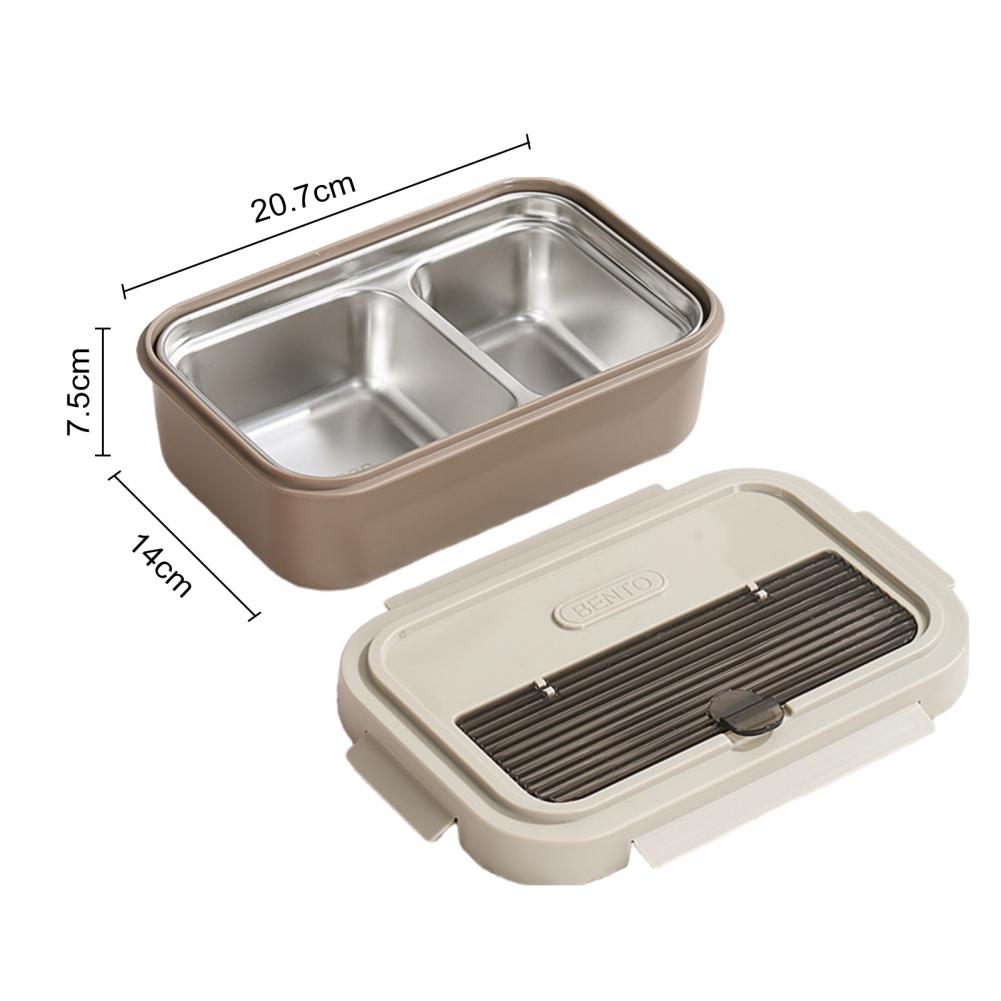 Wonferful Life Bento Thermal Lunch Box with Reusable Utensils Plastic 1.2L