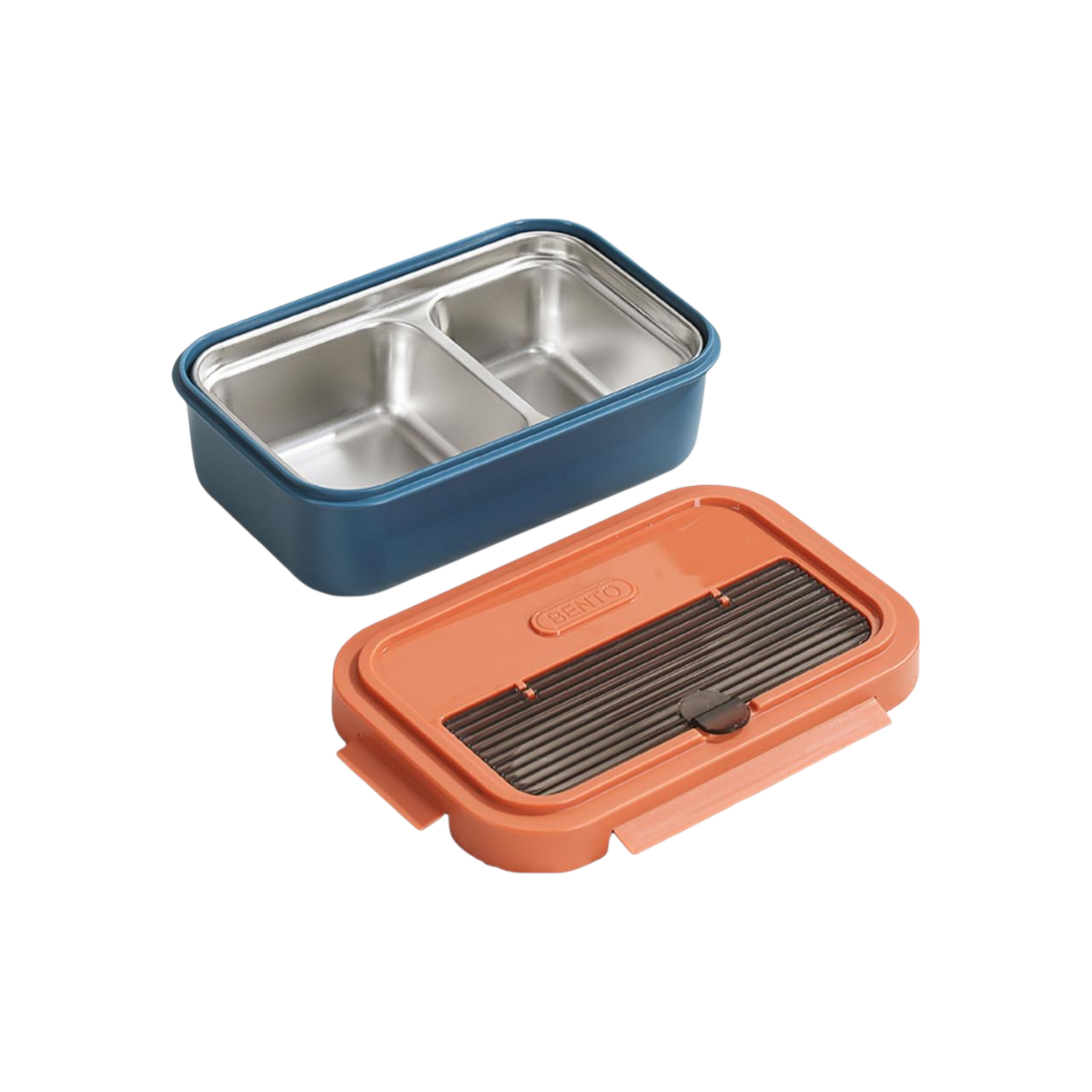 Wonferful Life Bento Thermal Lunch Box with Reusable Utensils Plastic 1.2L