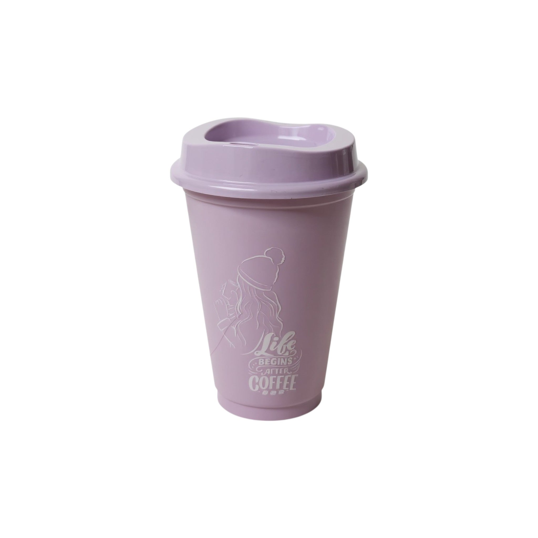 Reusable Plastic Coffee Cup 473ml with Sip Lid Titiz