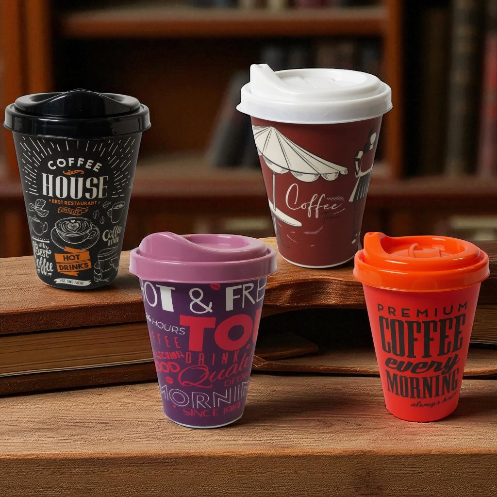 Resuable Coffee Cup 400ml Plastic AP-9122