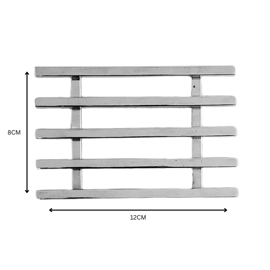 Trivets Square Chrome Soap Holder SGN1045
