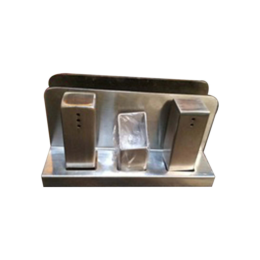 Salt and Papper Holder Stainless Steel 16x8cm SGN2159