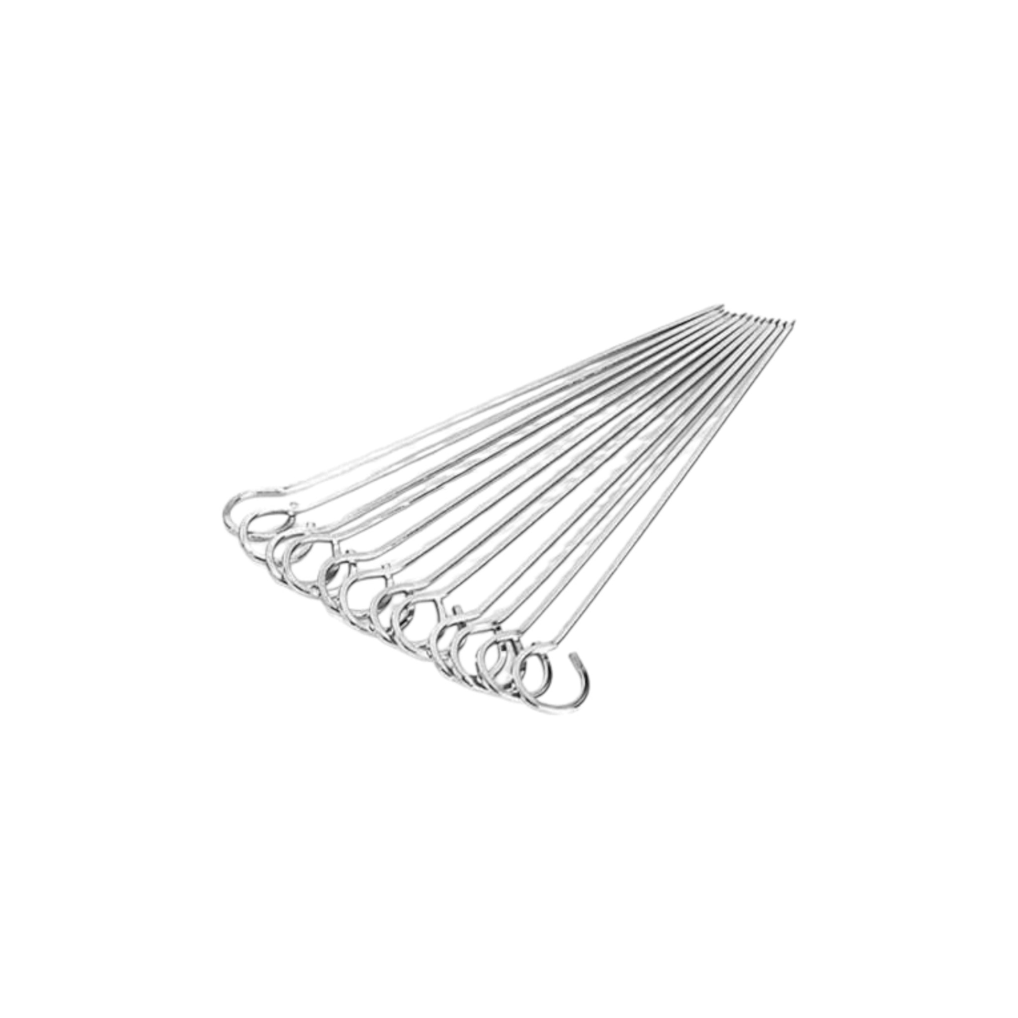 BBQ Braai Grill Sosati Skewers Stainless steel with Wooden Handle 6pack