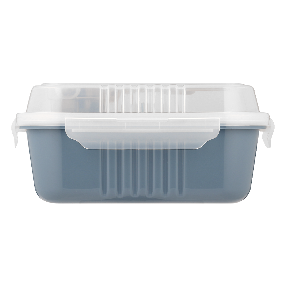 1.7L Snappy Lunch Box Rectangle Blue SN-1700B