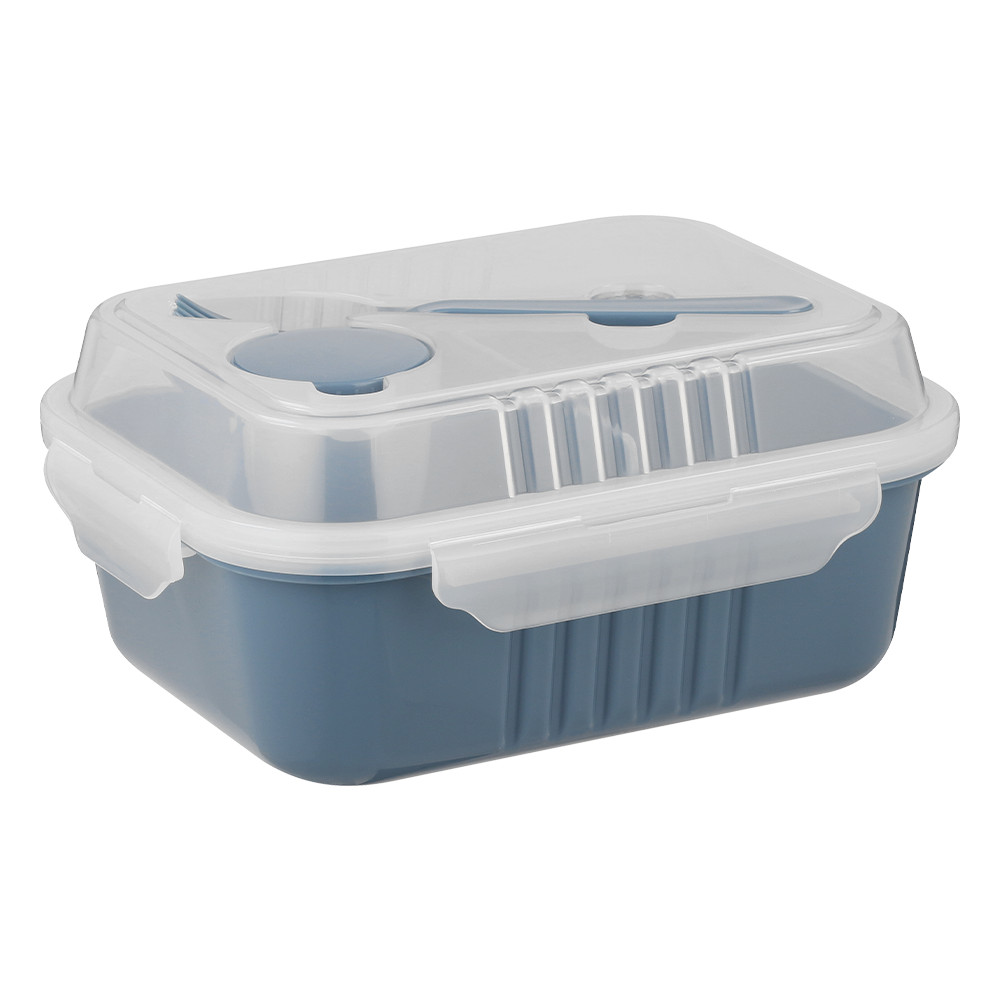 1.7L Snappy Lunch Box Rectangle Blue SN-1700B