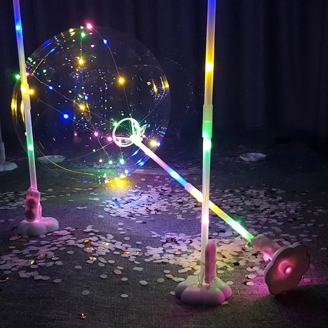 Bobo Balloon Stick with Battery Light 40cm 1pc Set
