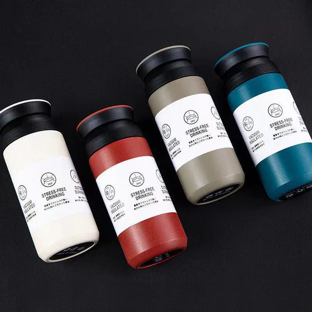 Travel Thermos Flask 350ml Double Wall Stainless Steel 35020