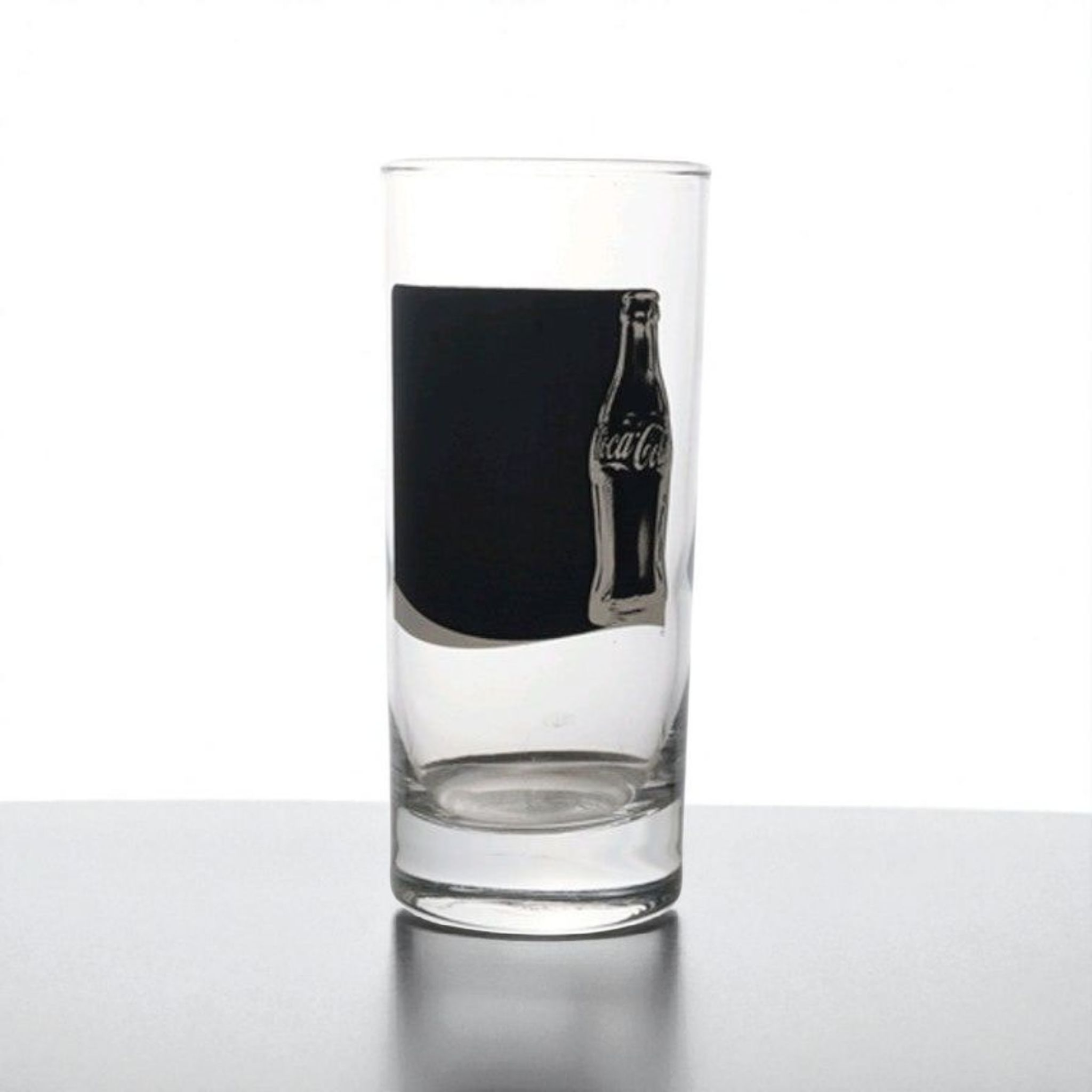 Coke Hiball Glass Tumbler 200ml Black Patterned Pasabahce 40533